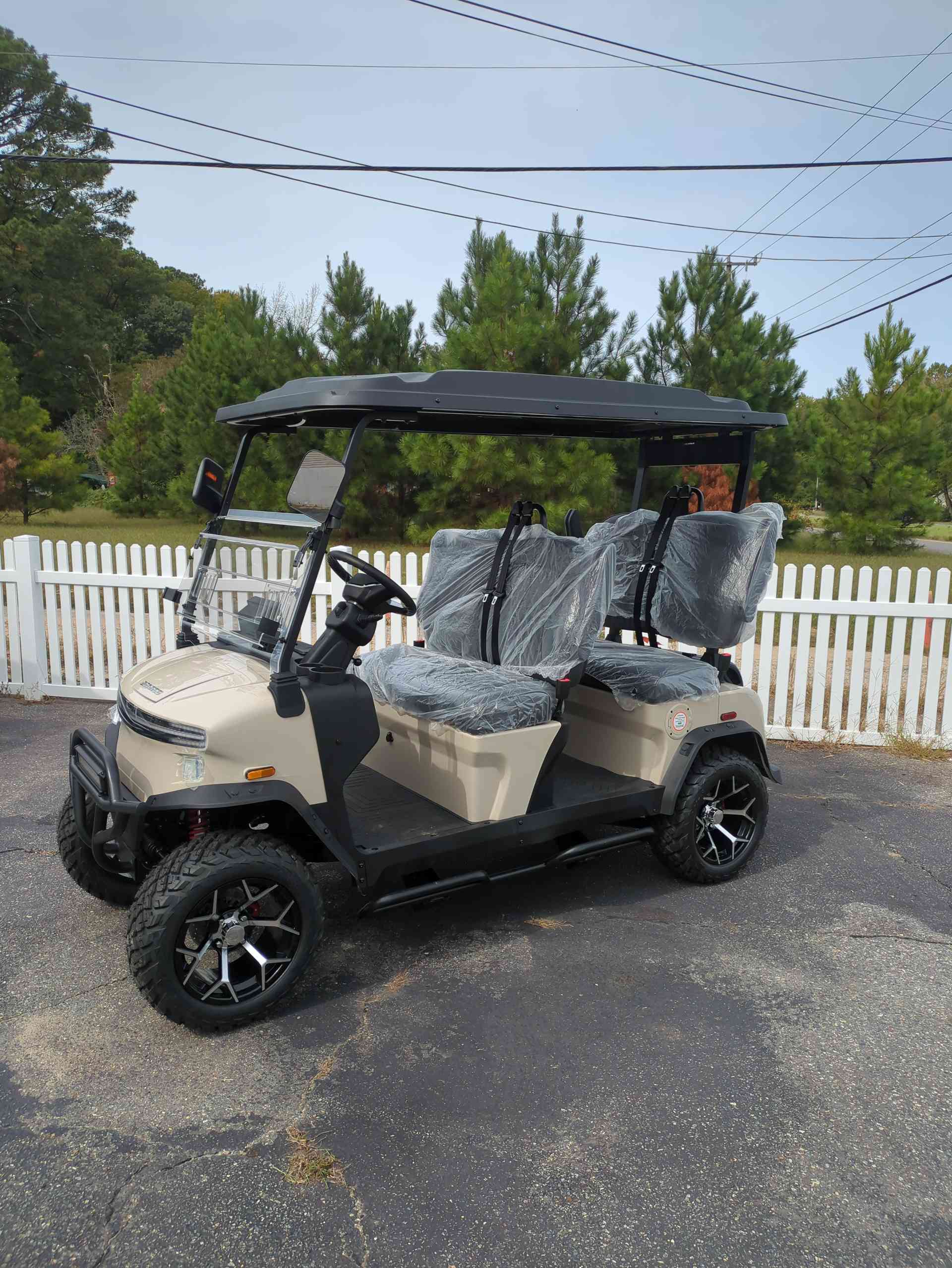 2026 Denago Rover XL Golf Cart in Khaki