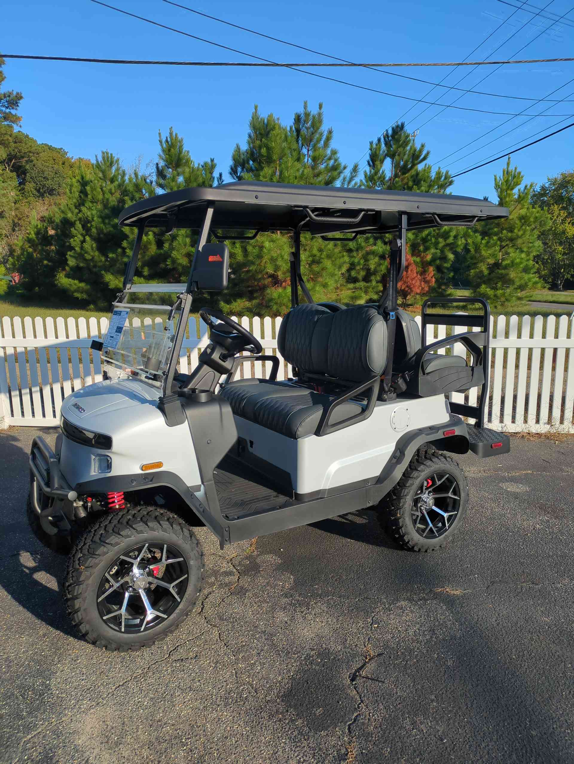 2026 Denago Nomad XL Golf Cart in Matte White