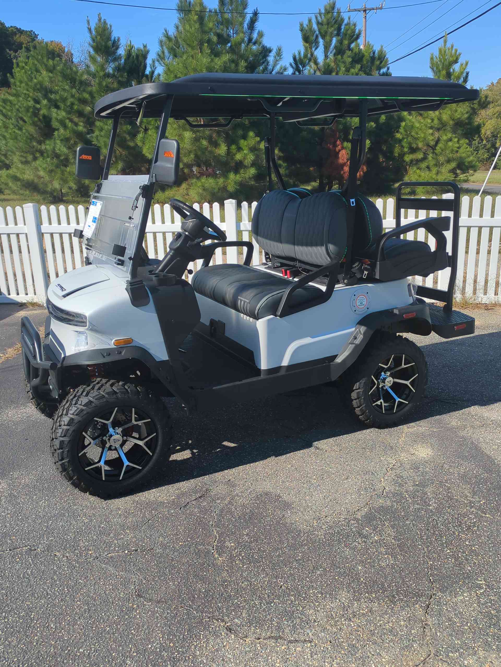 2026 Denago Nomad XL Golf Cart in Matte White