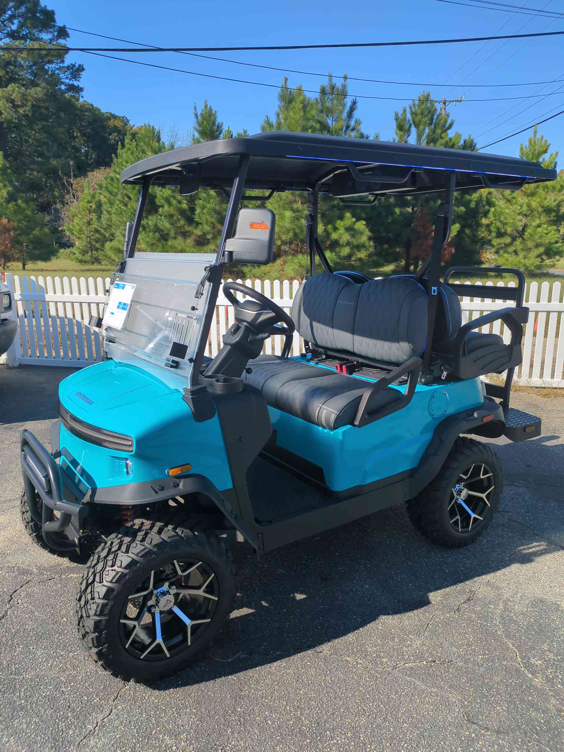 2026 Denago Nomad XL Golf Cart in Aqua