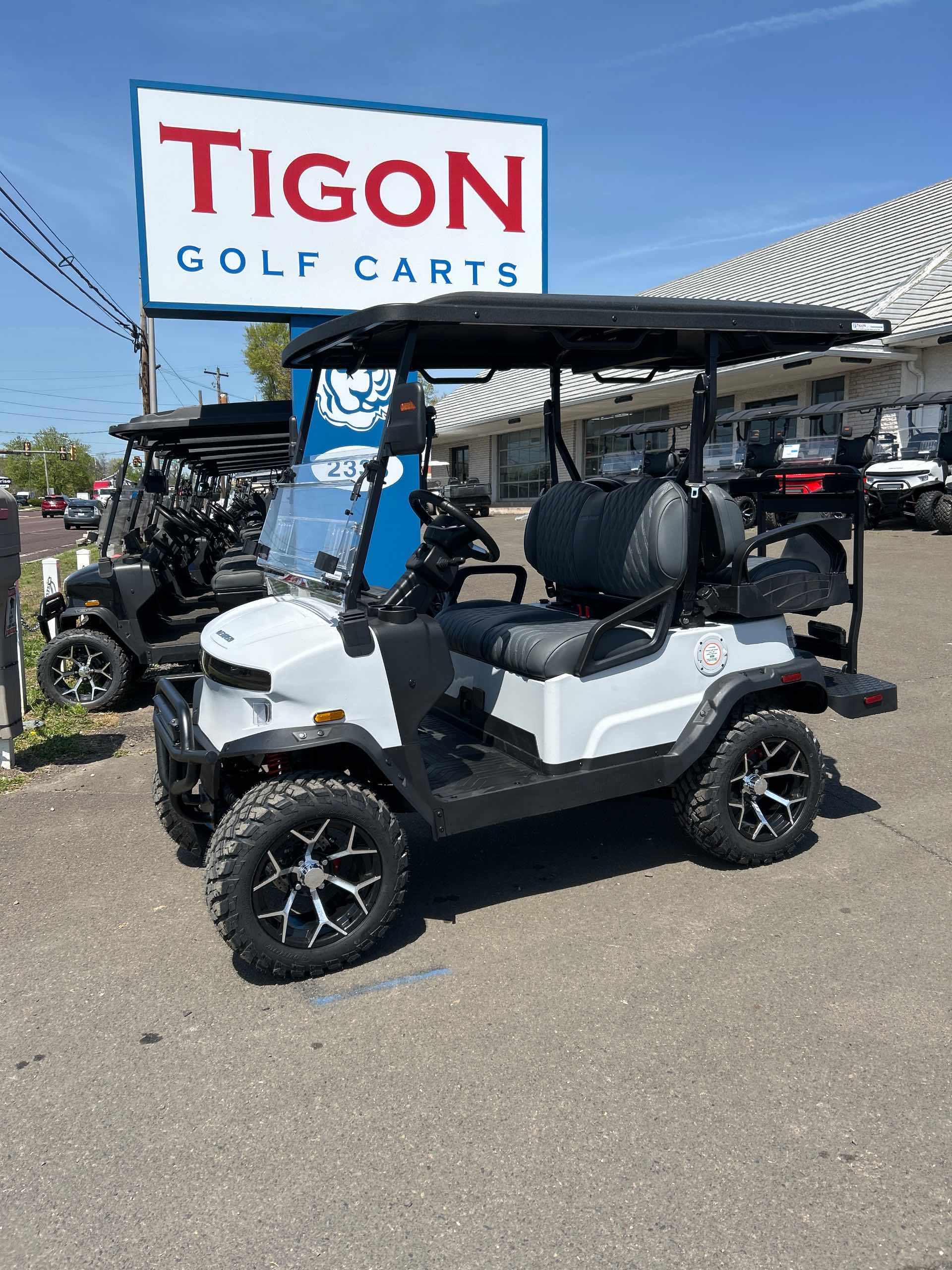 2026 Denago Nomad XL Golf Cart in Matte White