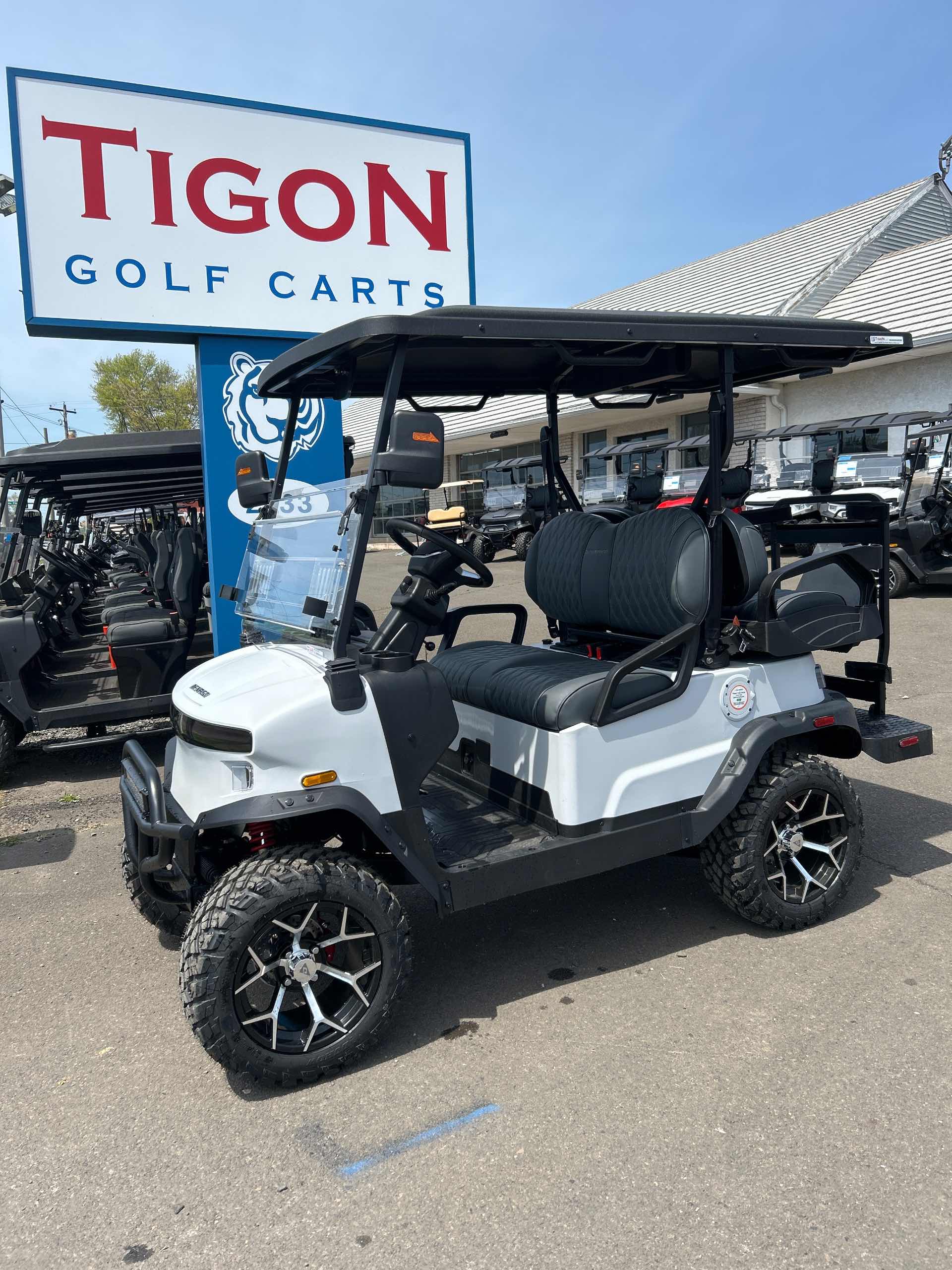 2025 Denago Nomad XL Golf Cart in Matte White