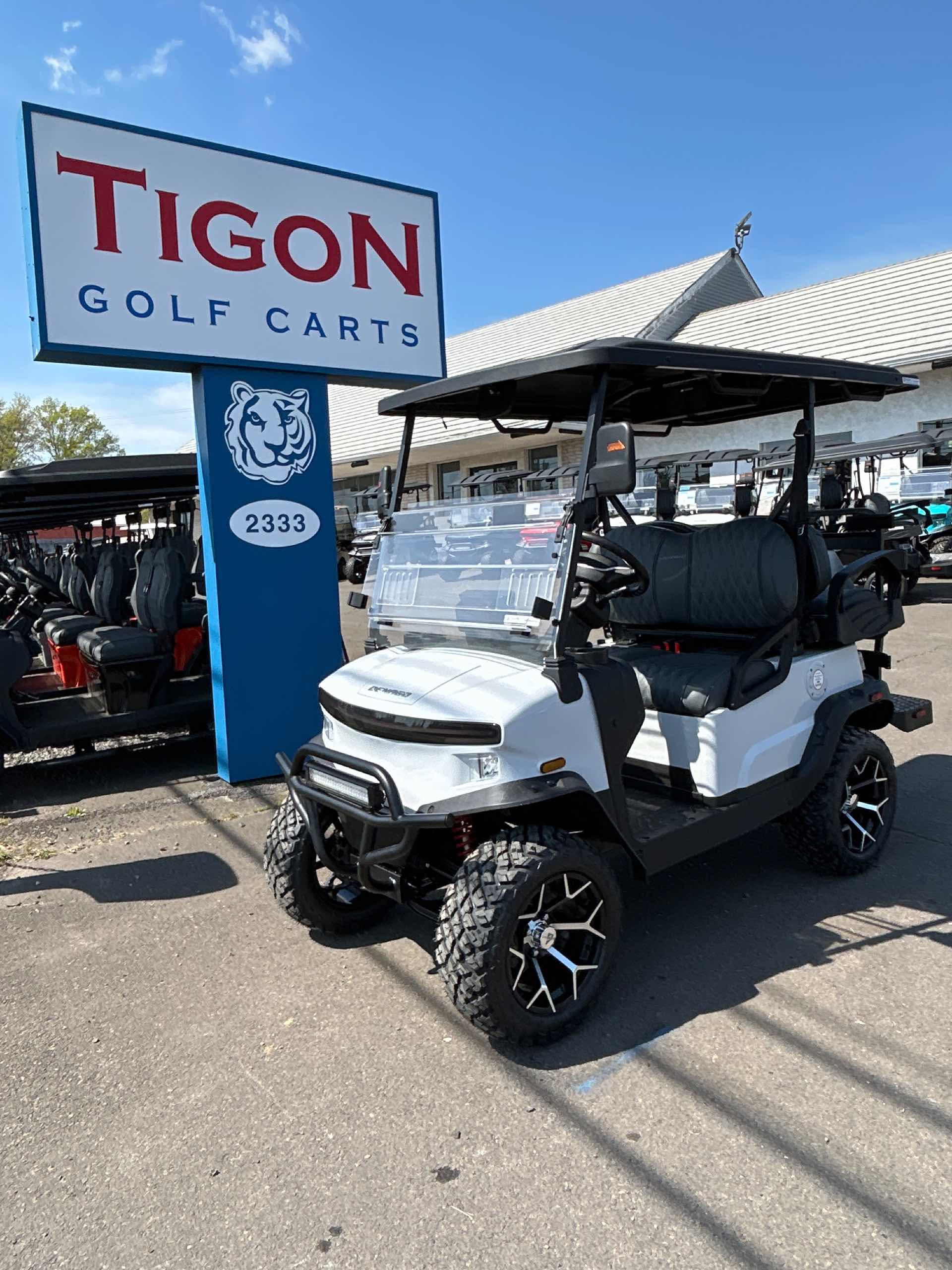 2026 Denago Nomad XL Golf Cart in Matte White