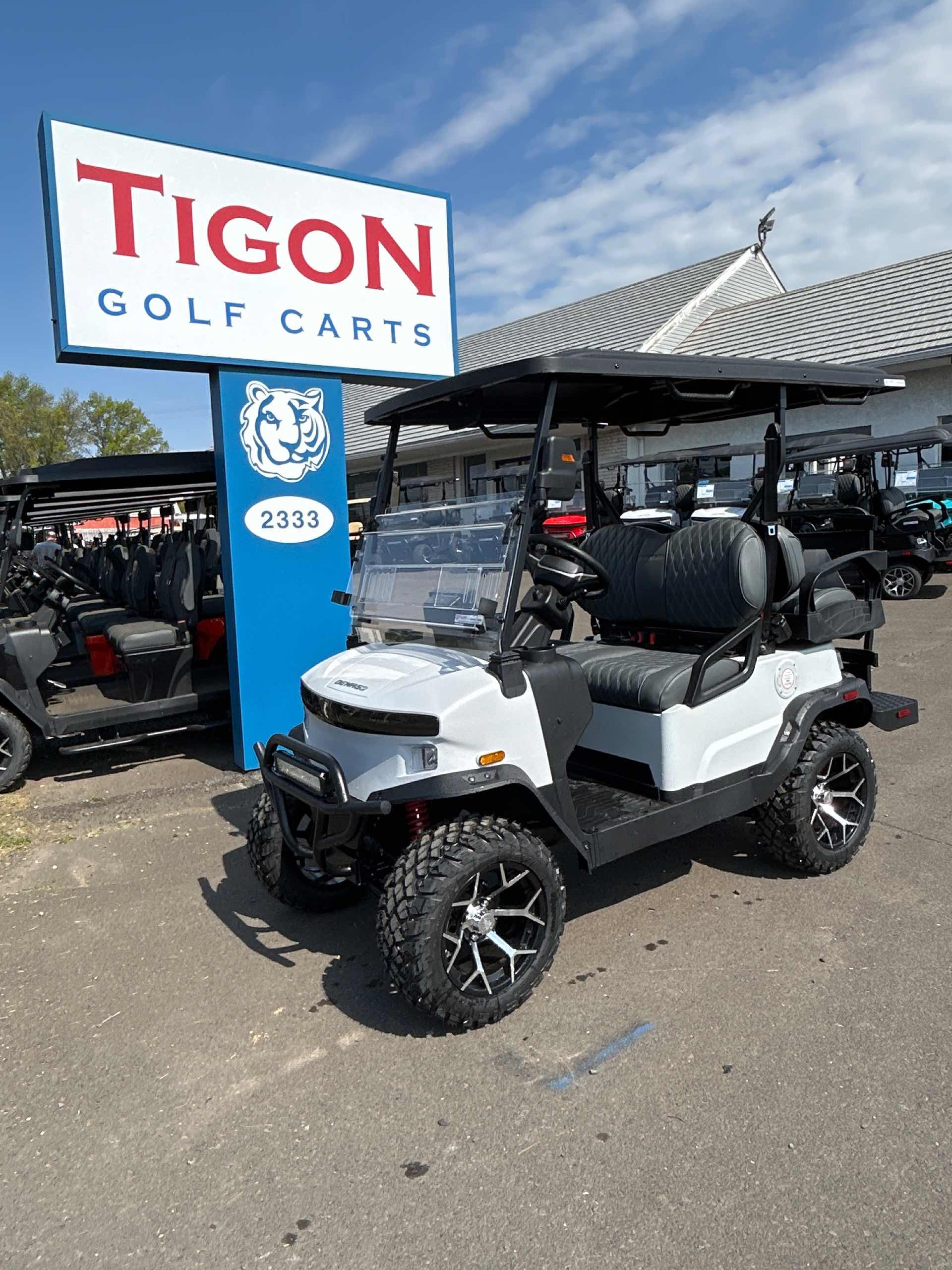 2026 Denago Nomad XL Golf Cart in Matte White