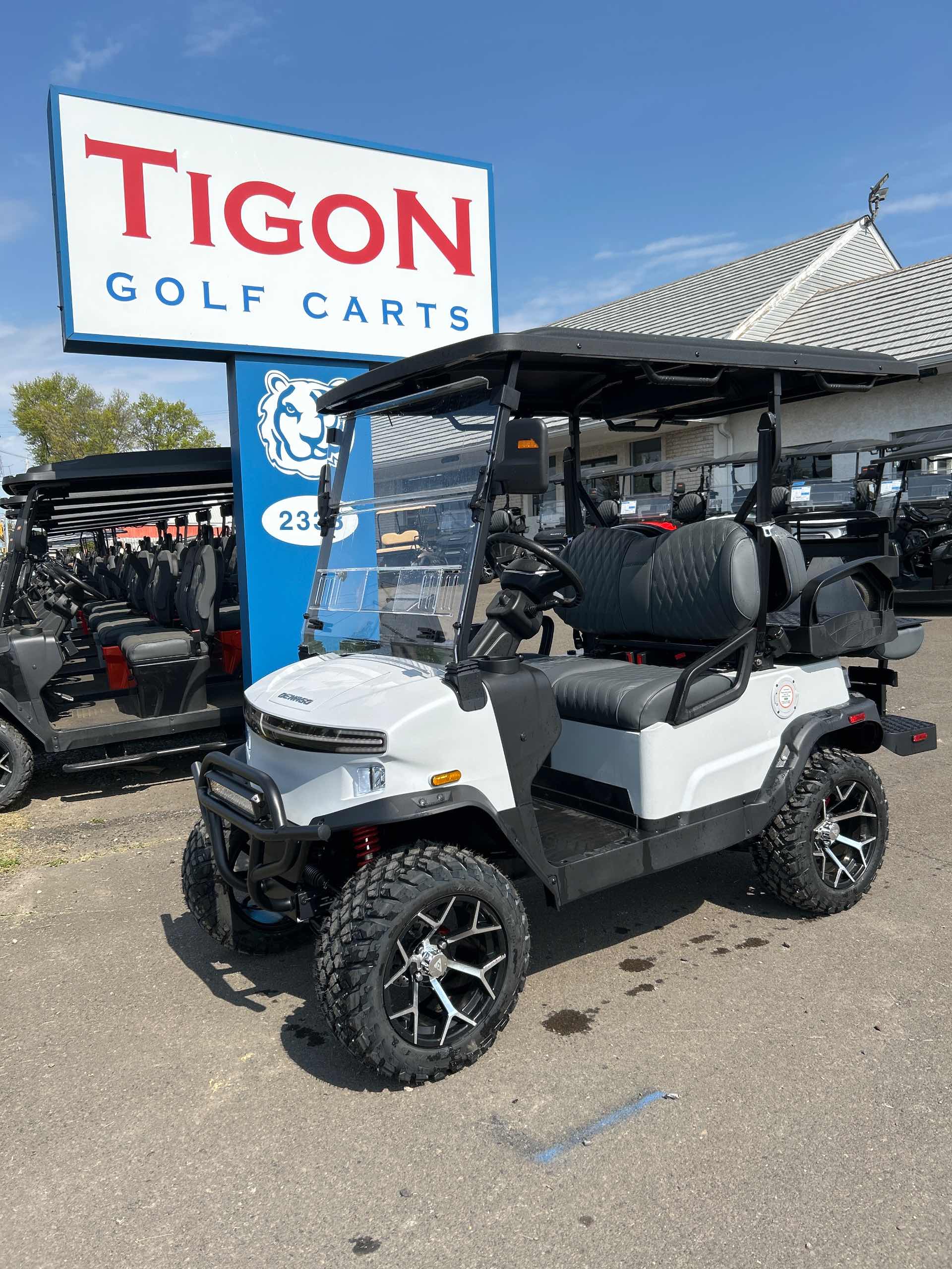 2025 Denago Nomad XL Golf Cart in Matte White