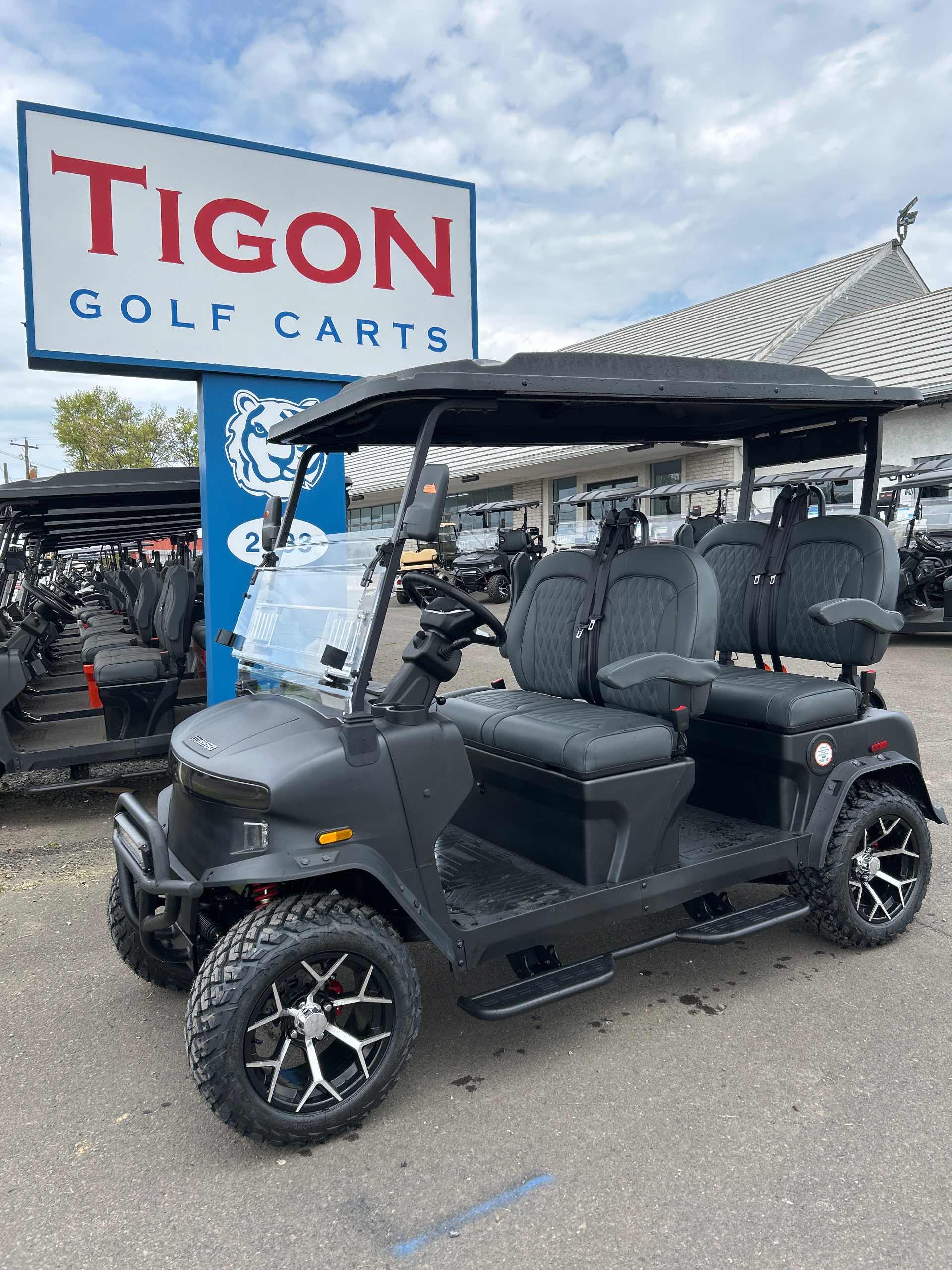 2026 Denago Rover XL Golf Cart in Matte Black