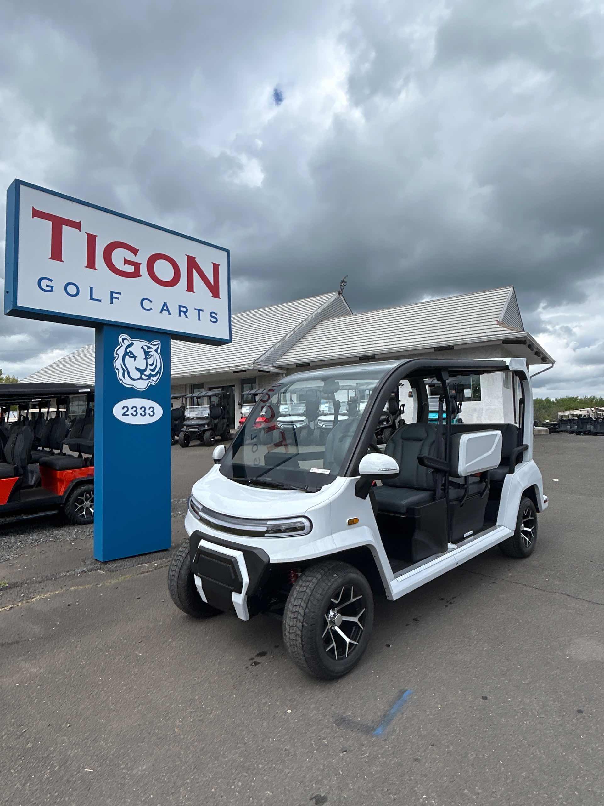 2026 Denago City Golf Cart in White
