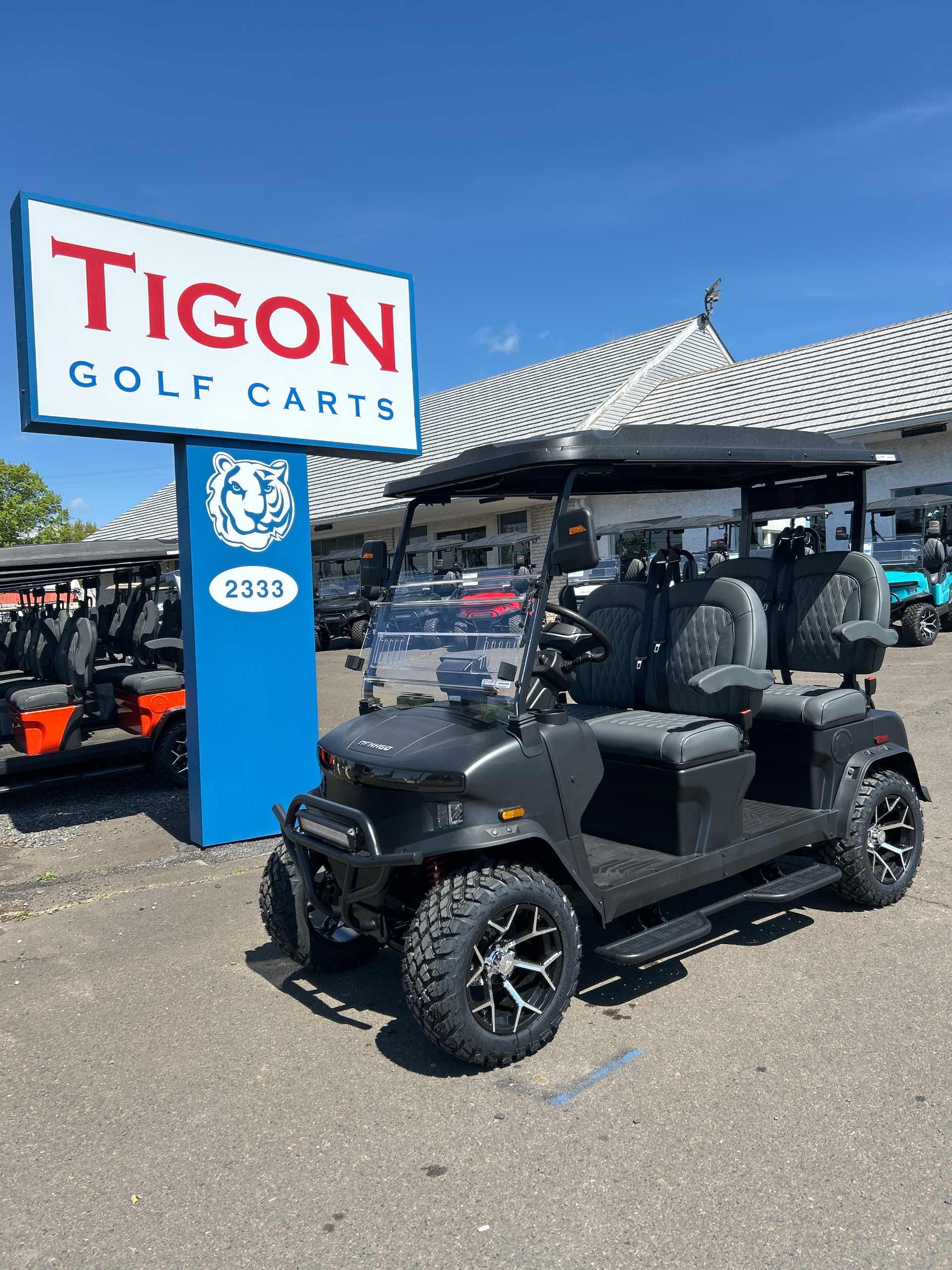2026 Denago Rover XL Golf Cart in Matte Black