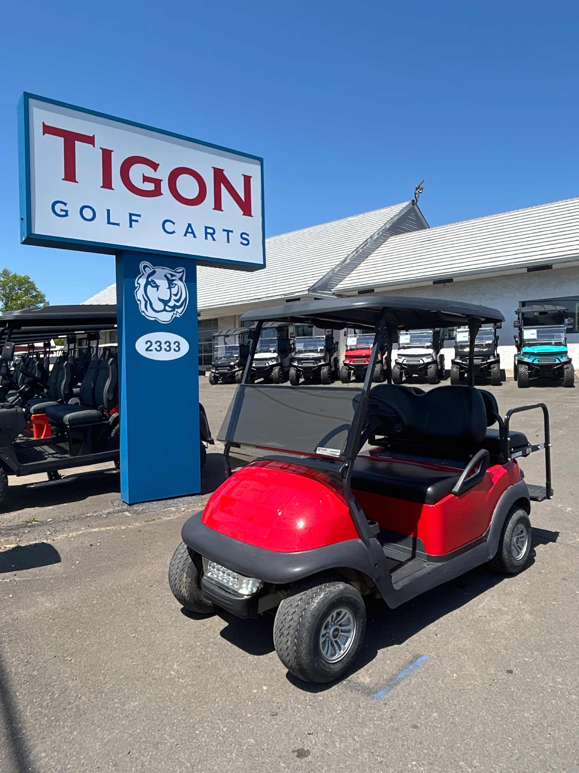 2019 Club Car Precedent Golf Cart in Red