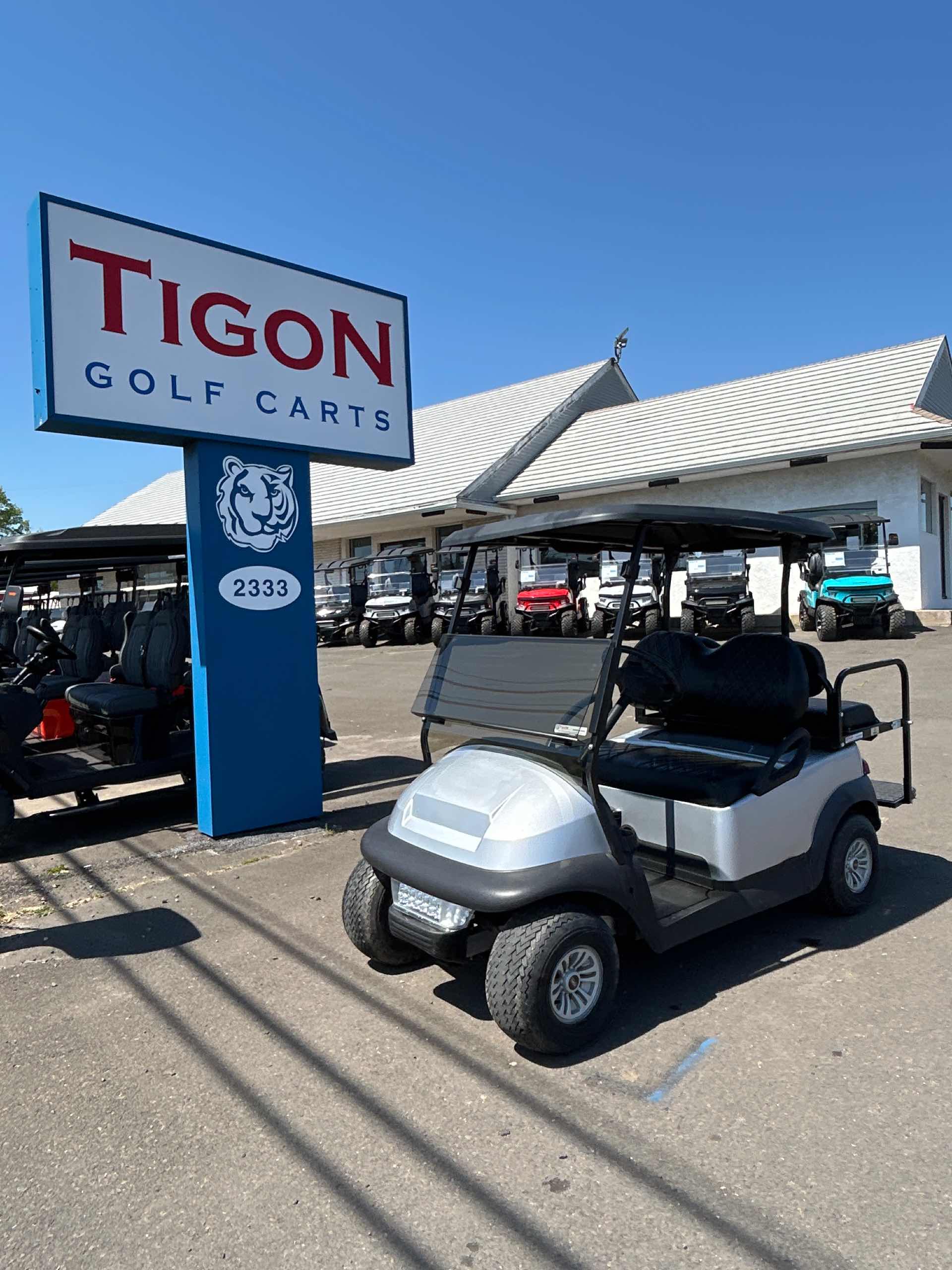 2019 Club Car Precedent Golf Cart in Silver