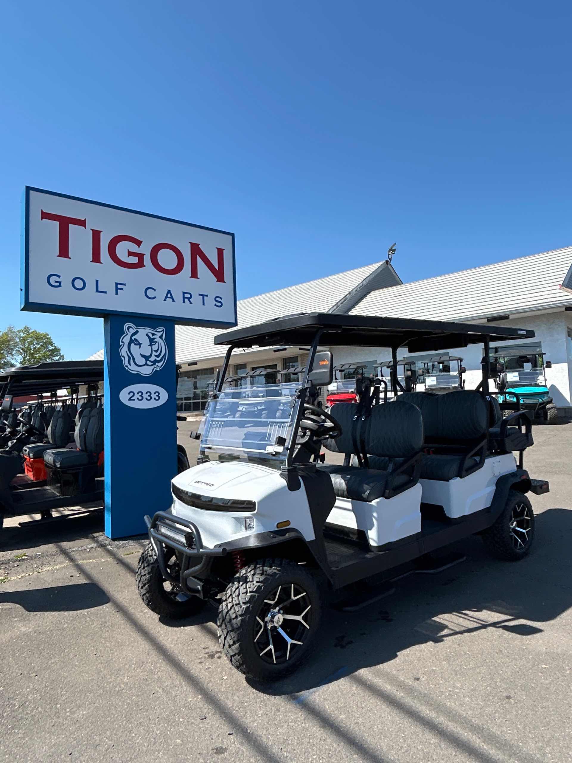 2026 Denago Rover XL6 Golf Cart in White