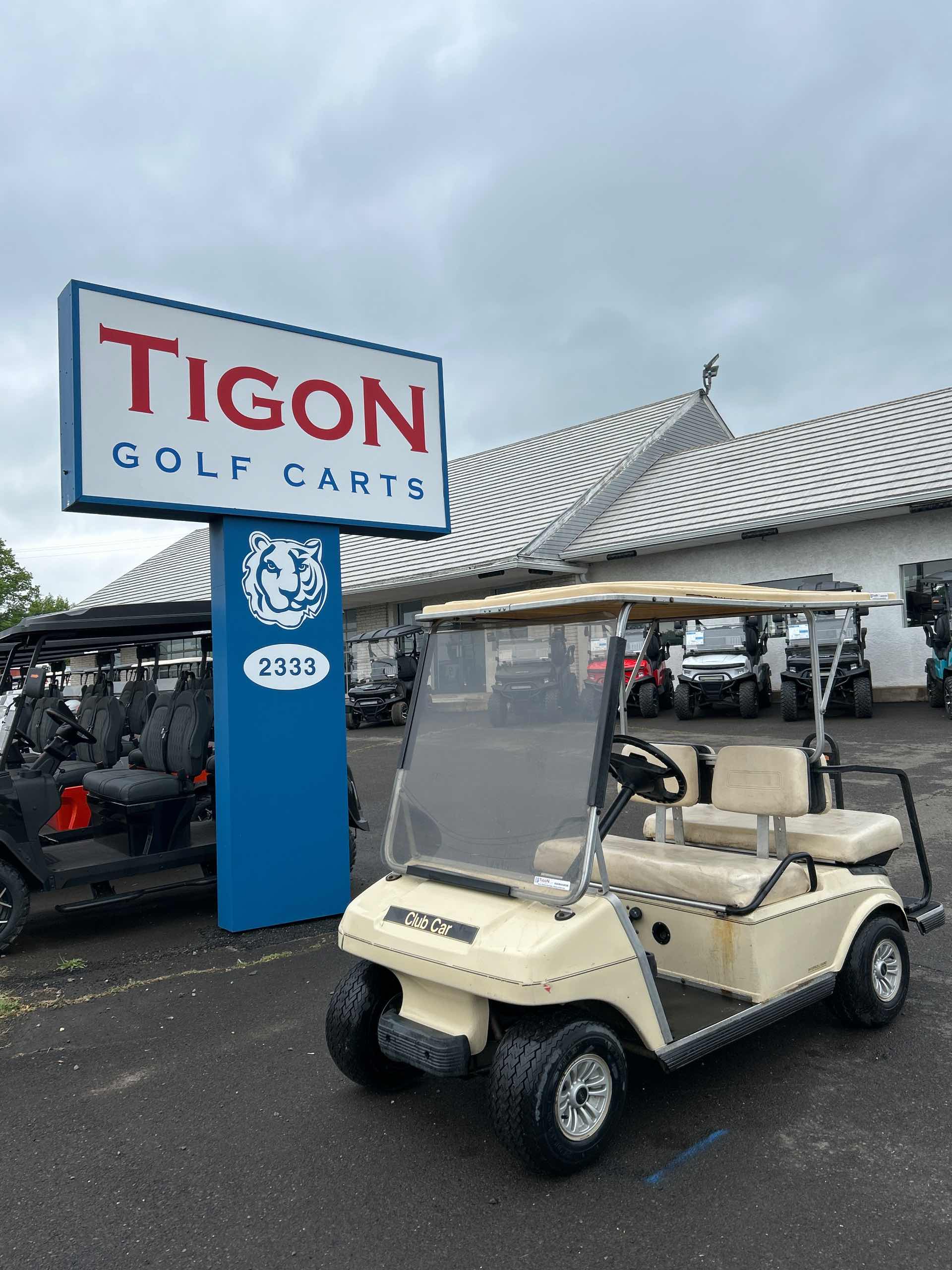 1997 Club Car DS Golf Cart in Beige