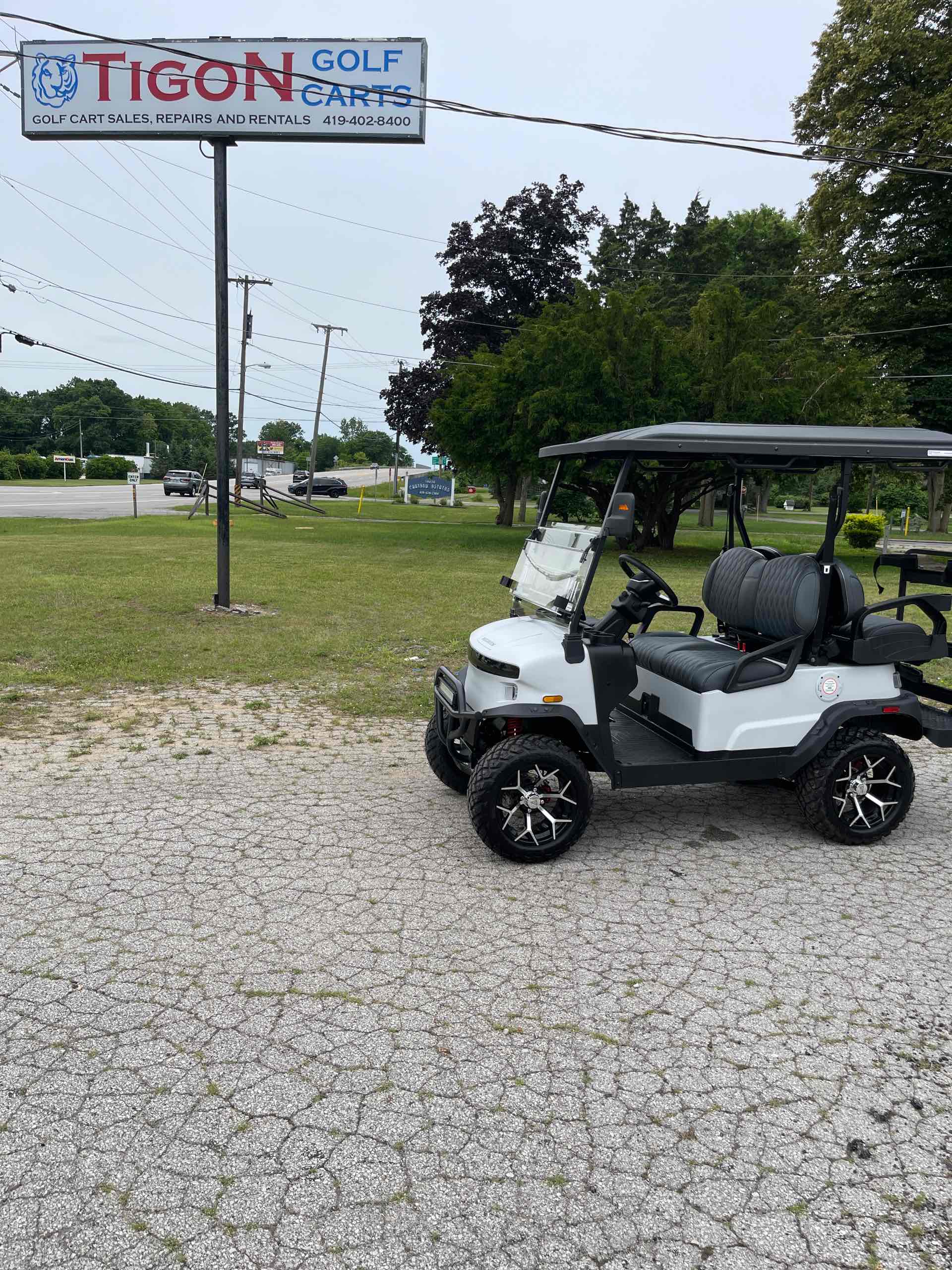 2026 Denago Nomad XL Golf Cart in Matte White