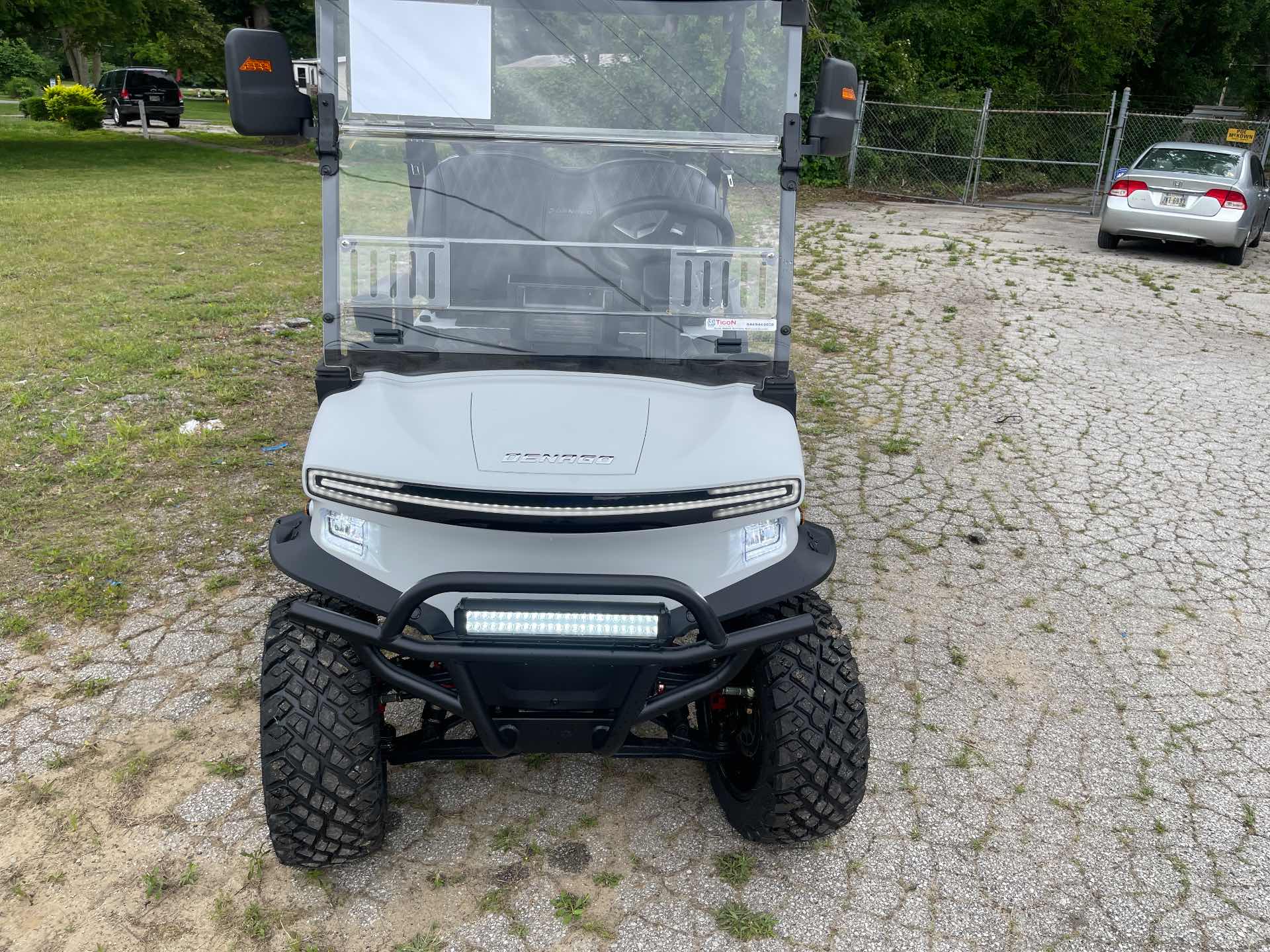 2026 Denago Nomad XL Golf Cart in Matte White
