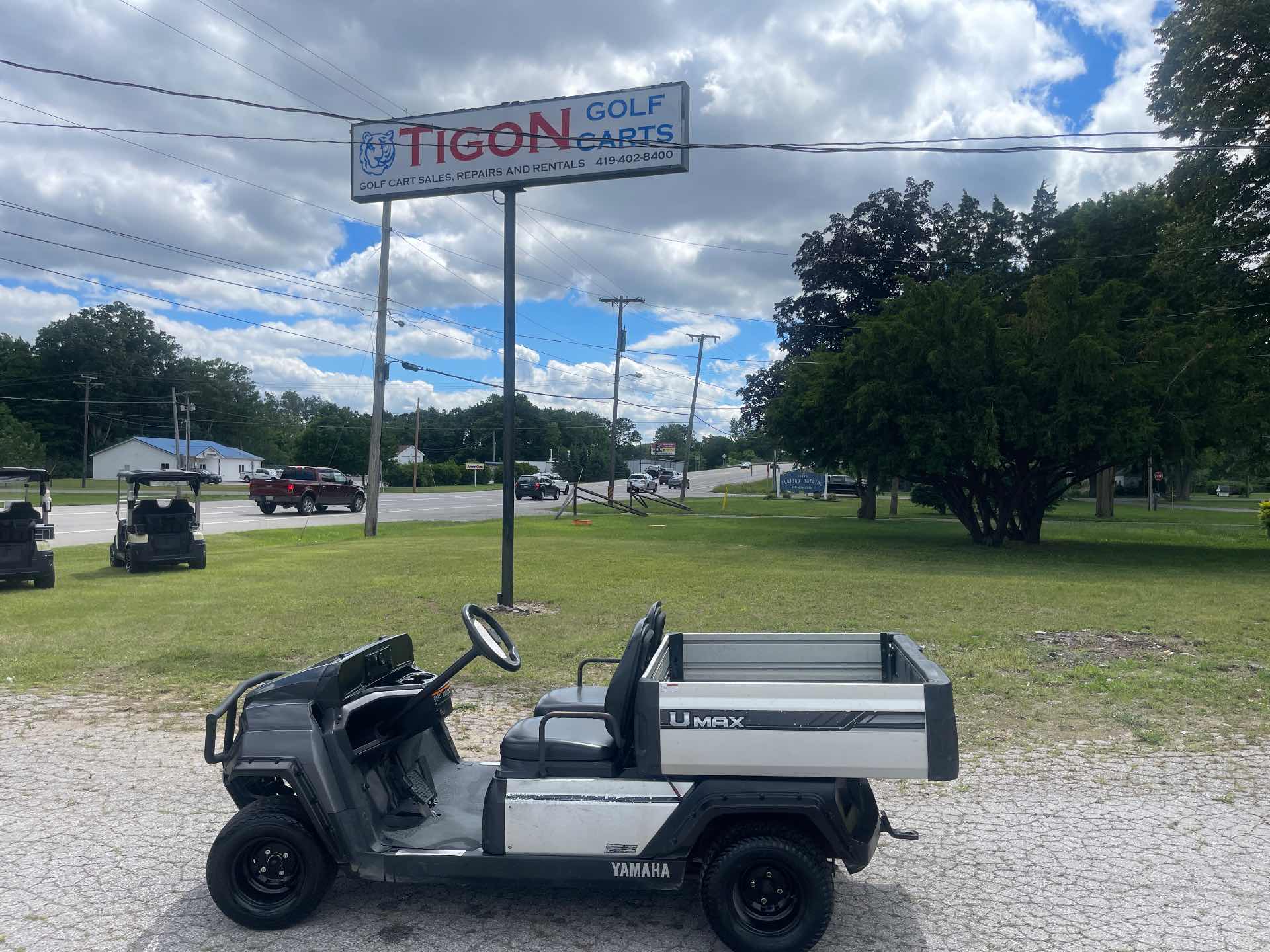 2019 Yamaha U-Maxx Golf Cart in Gray