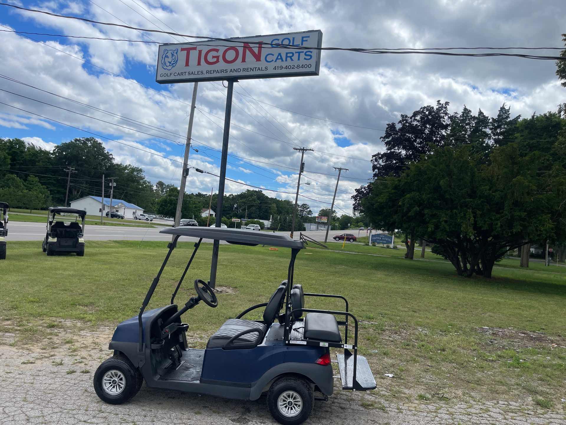 2018 Club Car Tempo Golf Cart in Blue