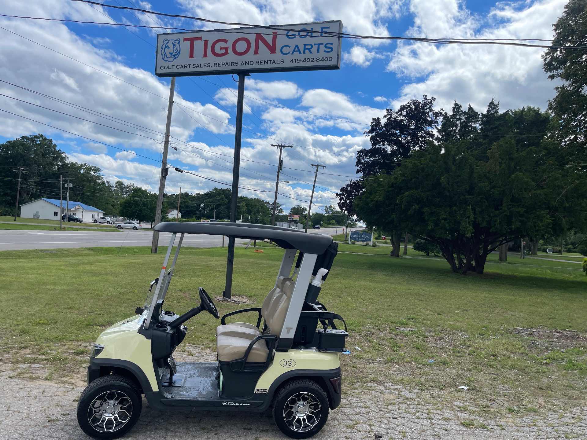 2025 Tara Spirit Plus Golf Cart in Beige