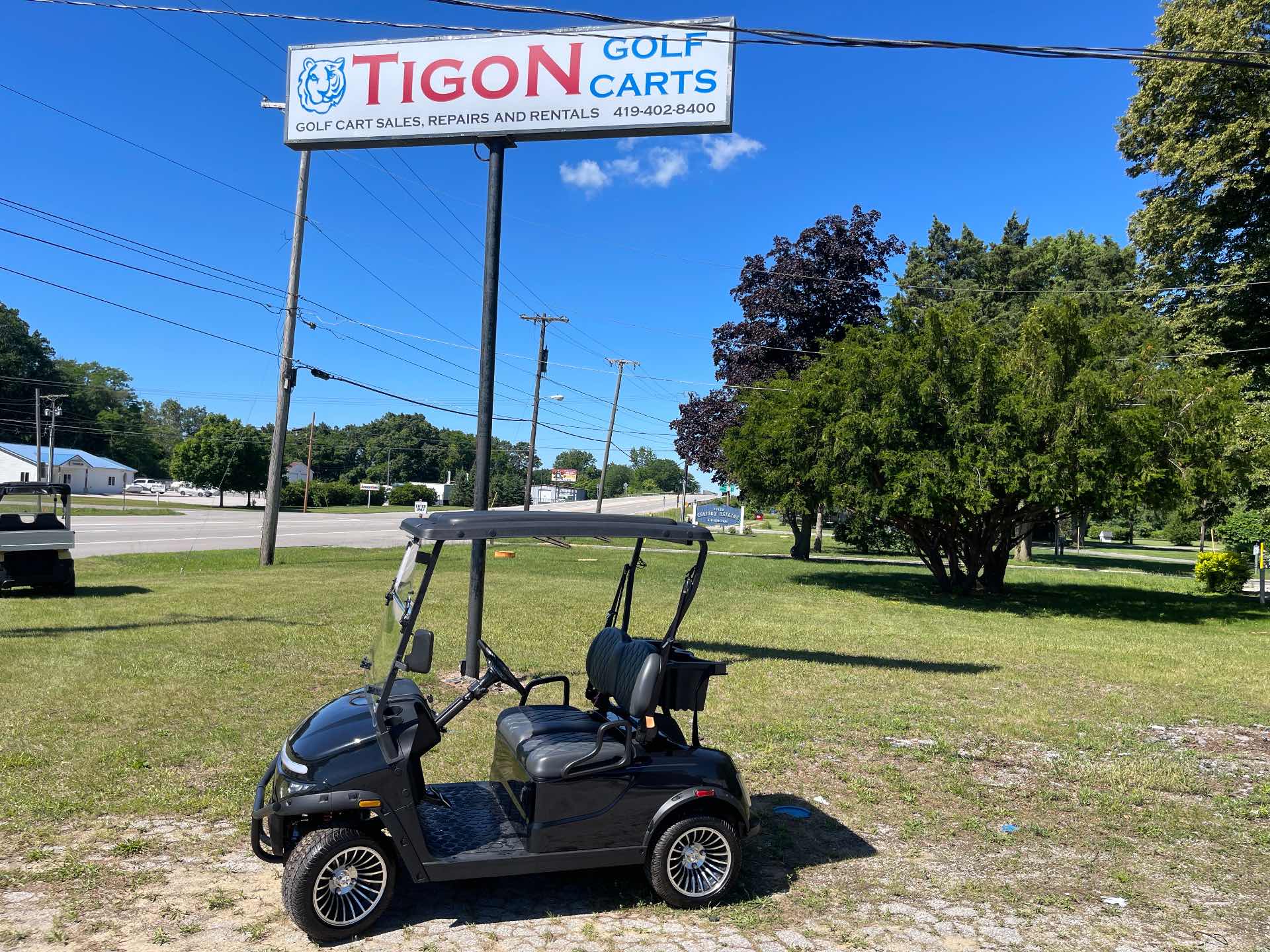 2026 Denago Scout 2 Golf Cart in Black