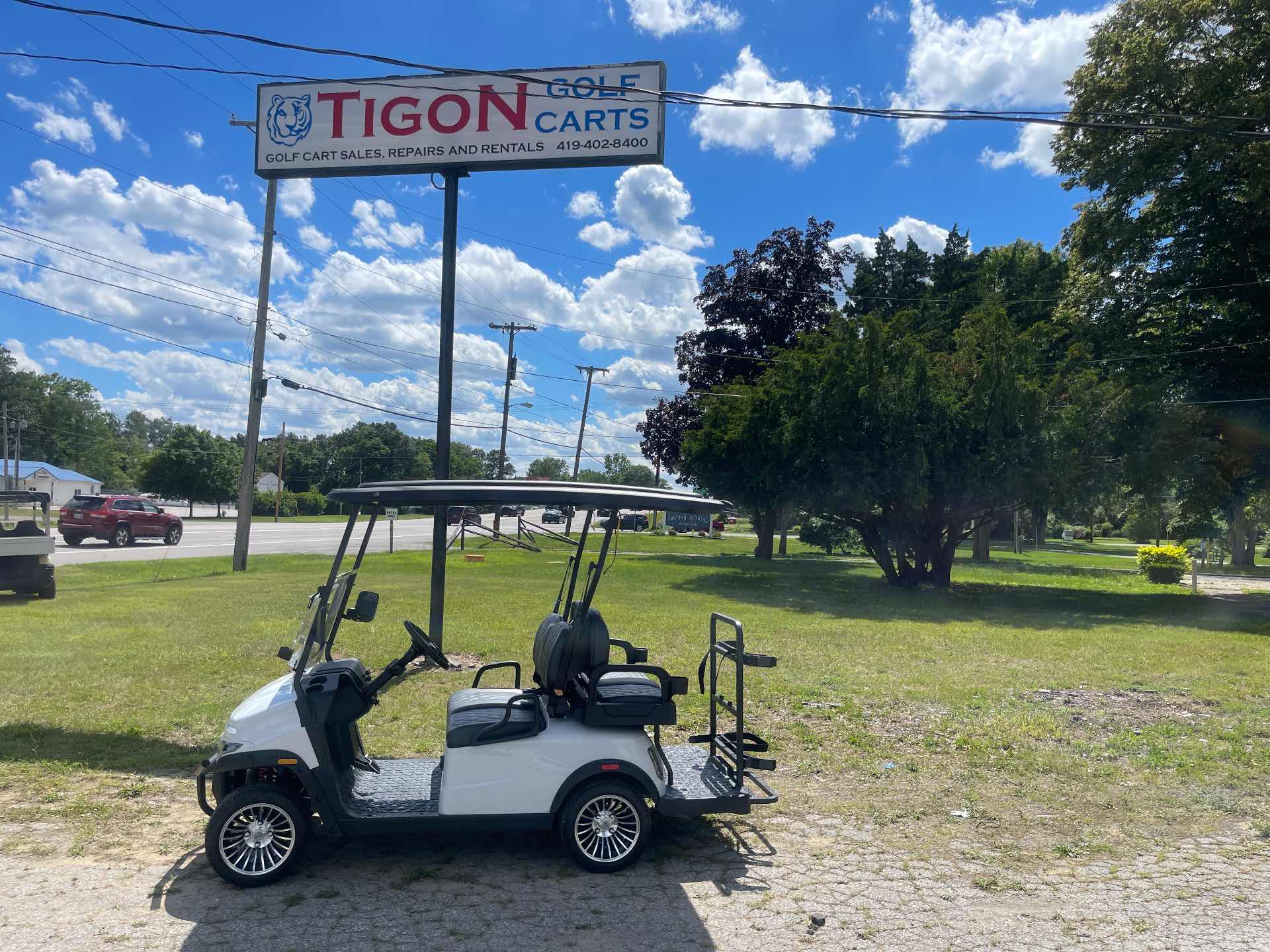 2026 Denago Scout 4 Golf Cart in White