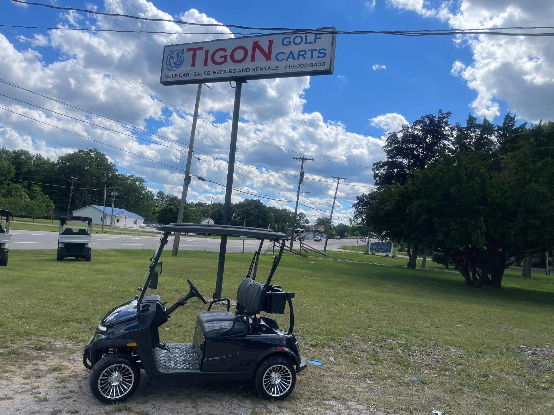 2026 Denago Scout 2 Golf Cart in Black