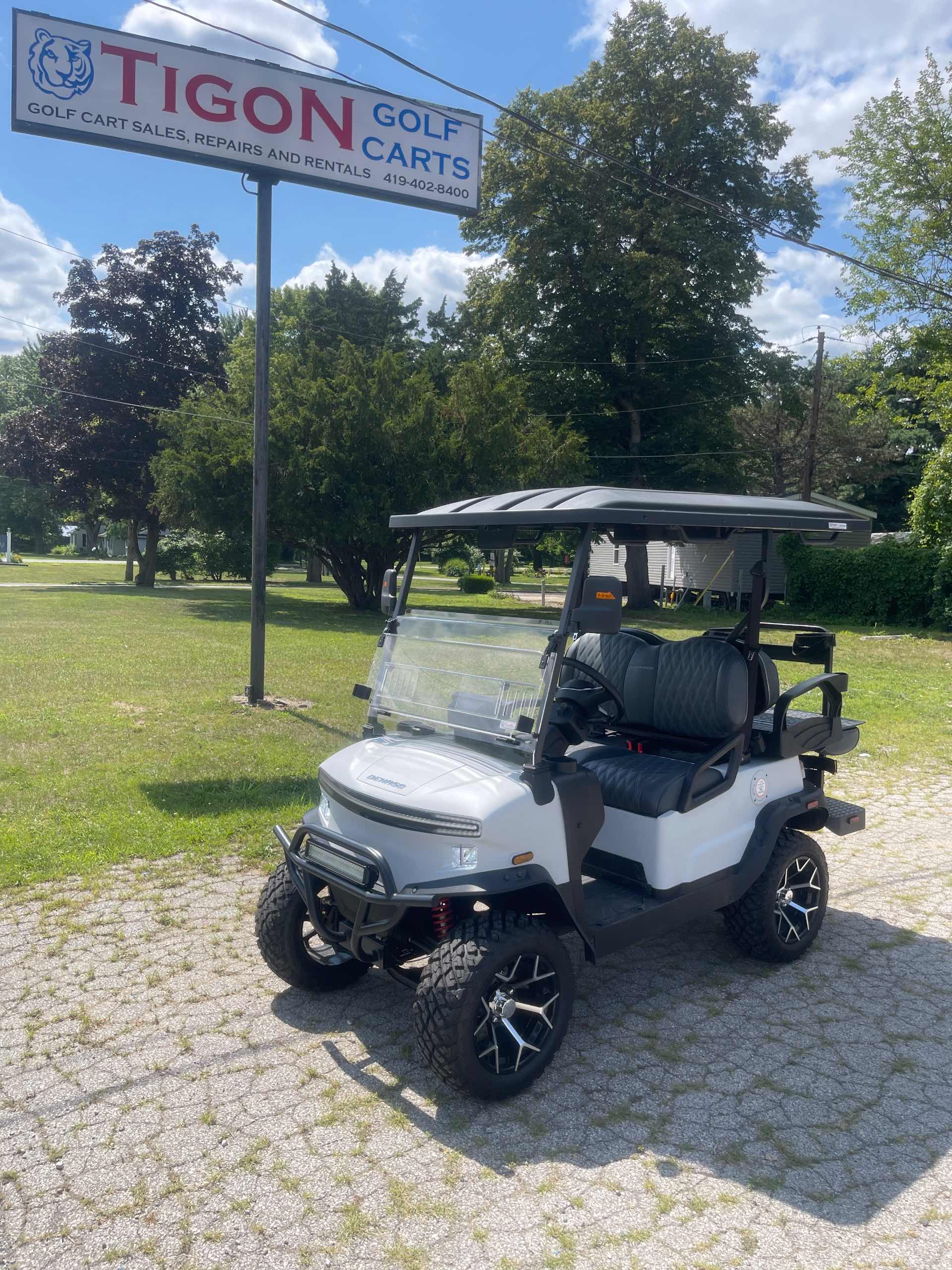 2026 Denago Nomad XL Golf Cart in Matte White
