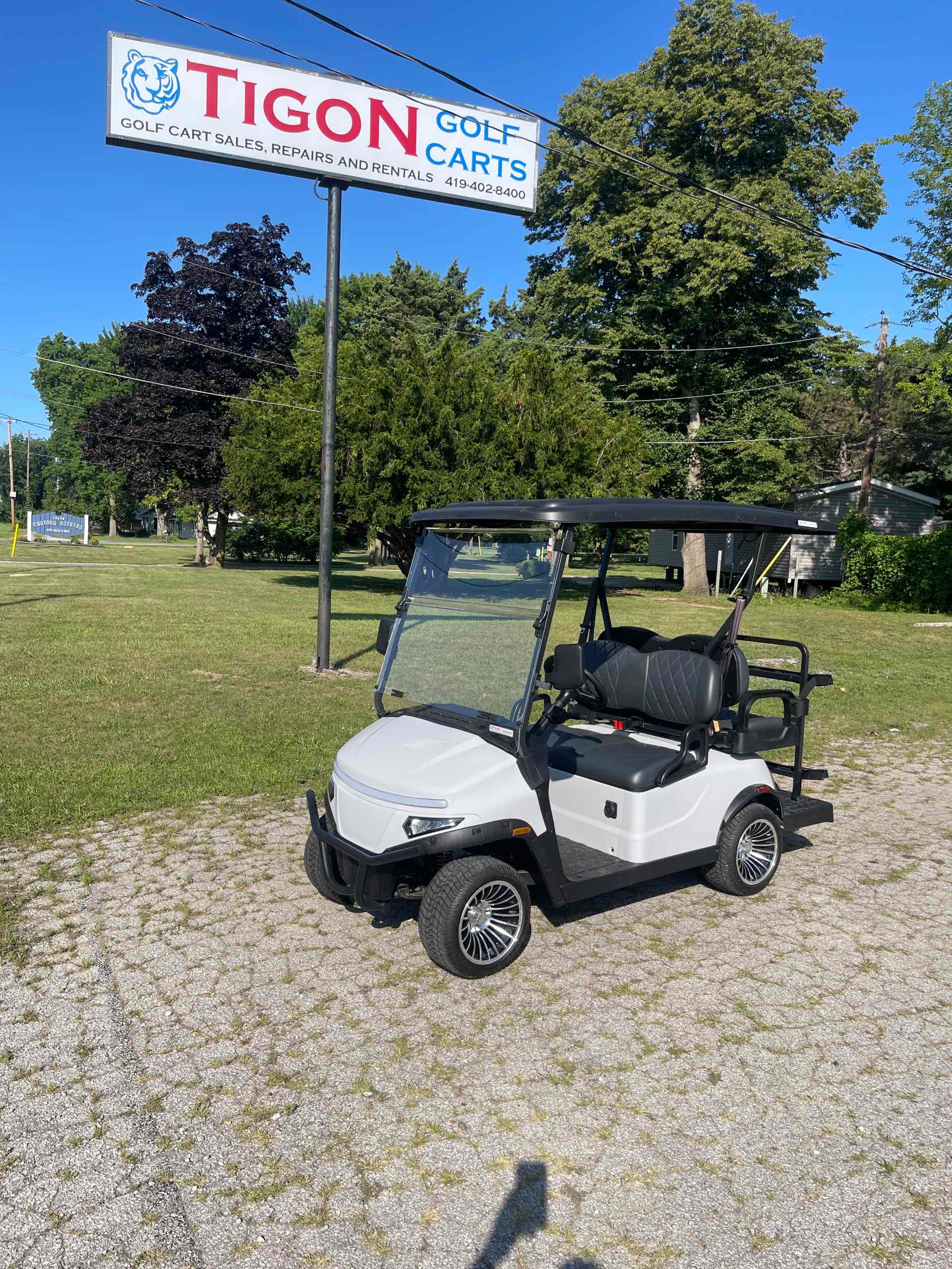 2026 Denago Scout 4 Golf Cart in White