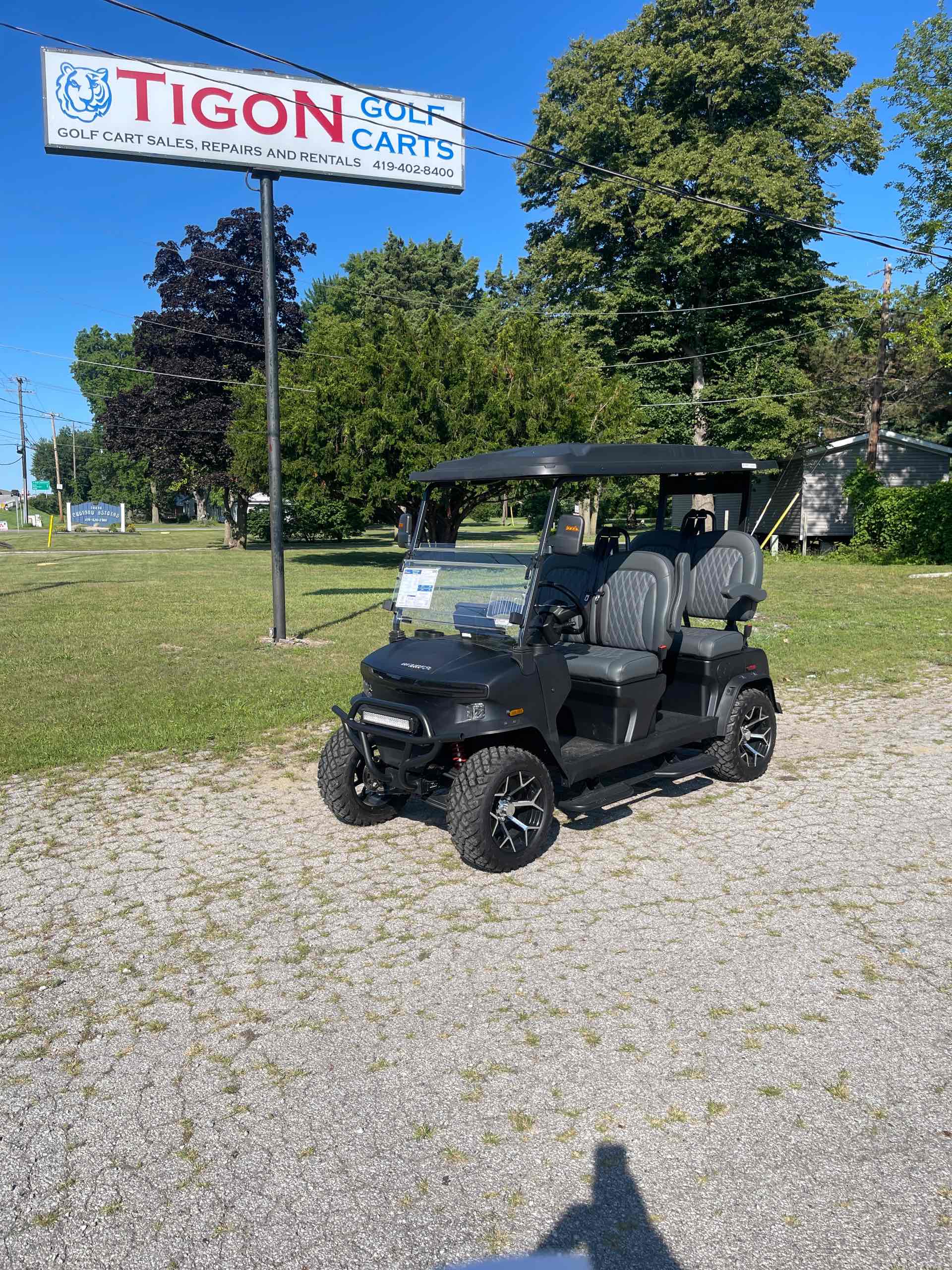 2026 Denago Rover XL Golf Cart in Matte Black