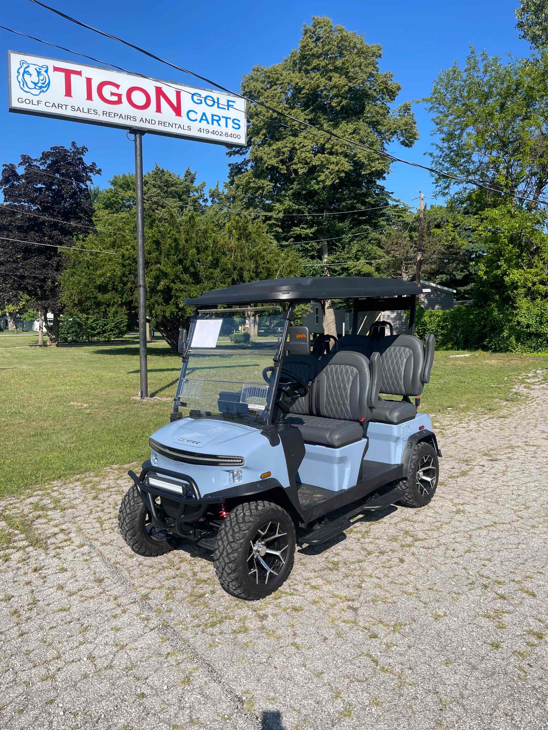 2026 Denago Rover XL Golf Cart in Glacier