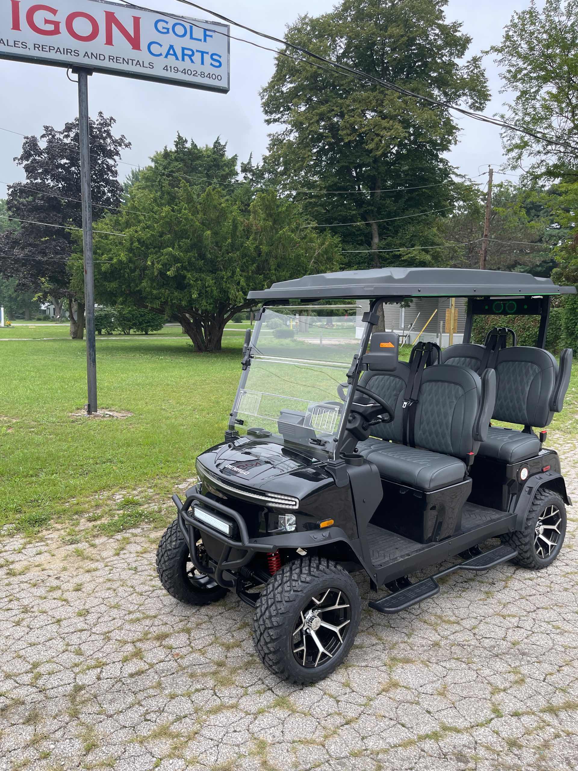 2026 Denago Rover XL Golf Cart in Black for sale at TIGON Swanton, OH