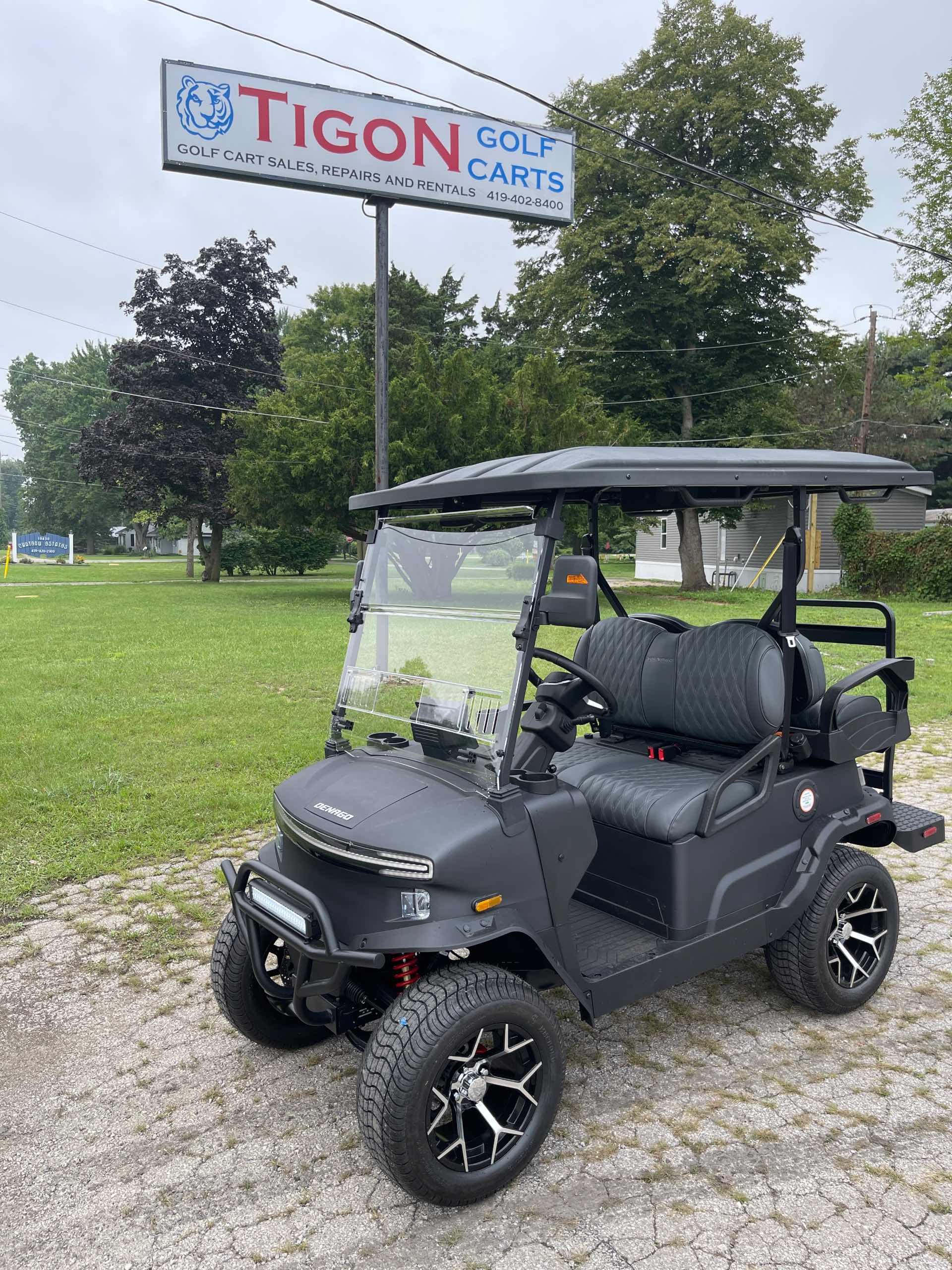 2026 Denago Nomad XL Golf Cart in Matte Black for sale at TIGON Swanton, OH