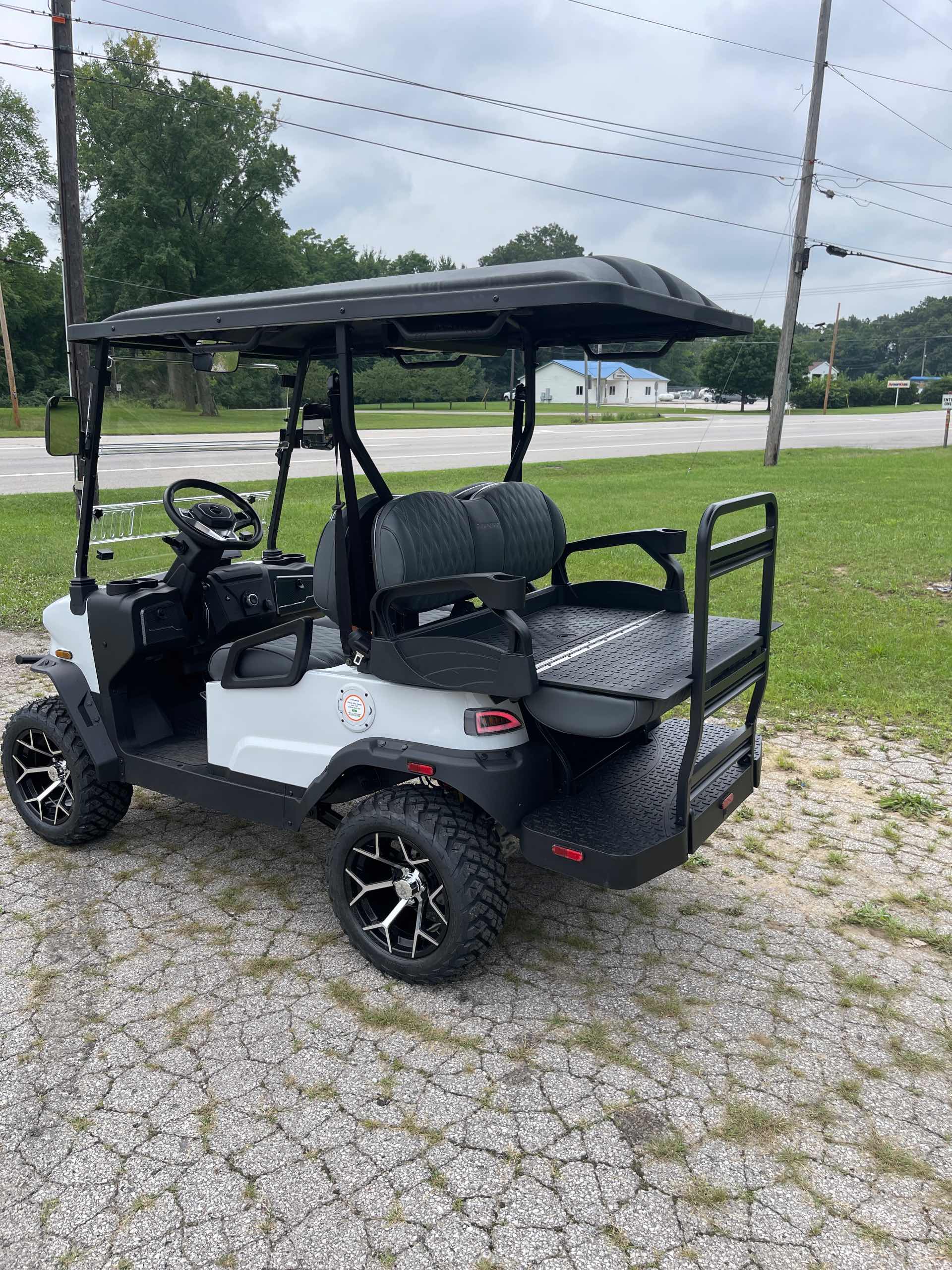 2026 Denago Nomad XL White golf cart in White — photo 3 of 4, Swanton, OH
