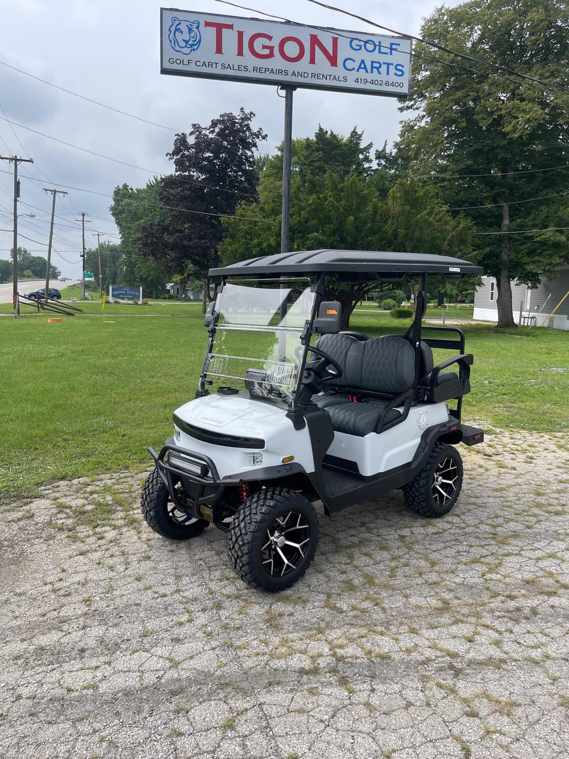 2026 Denago Nomad XL Golf Cart in White for sale at TIGON Swanton, OH