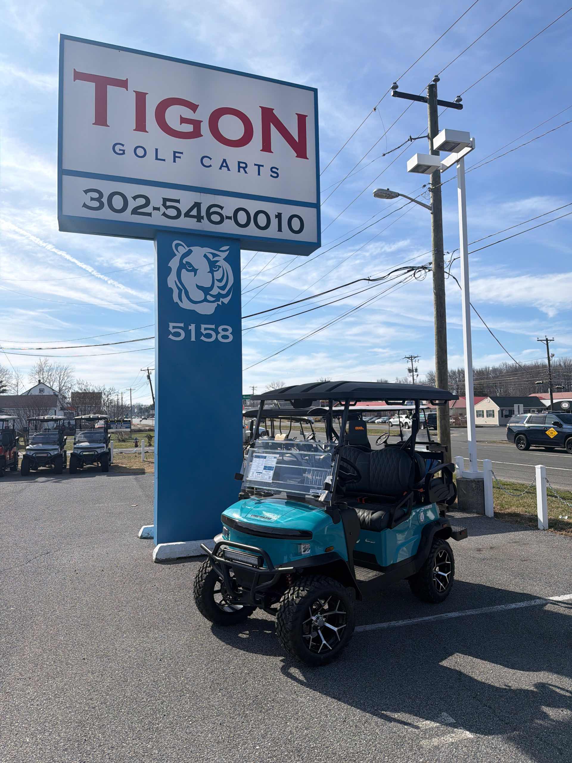 2026 Denago Nomad XL Golf Cart in Aqua
