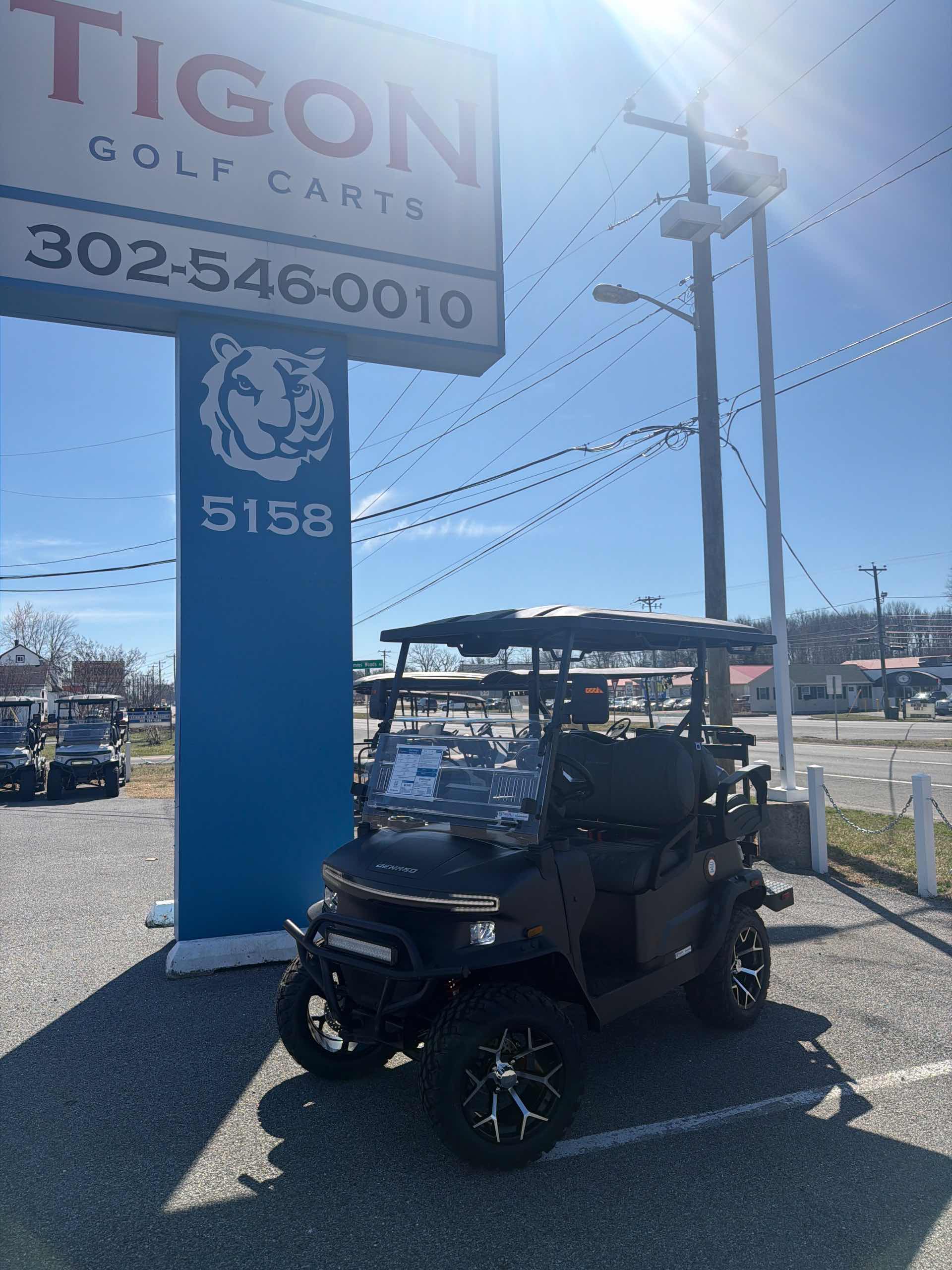 2026 Denago Nomad XL Golf Cart in Matte Black