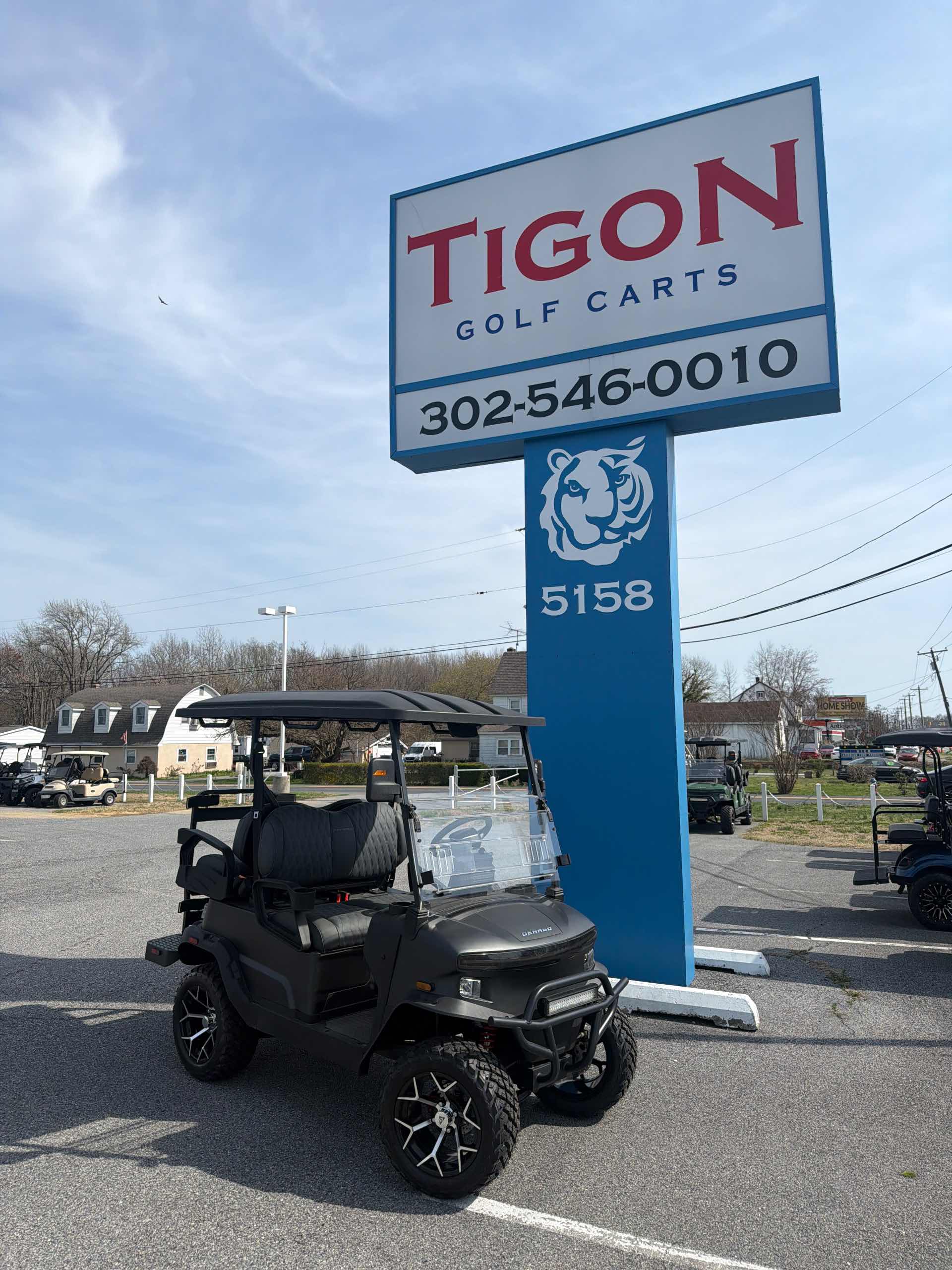2026 Denago Nomad XL Golf Cart in Matte Black