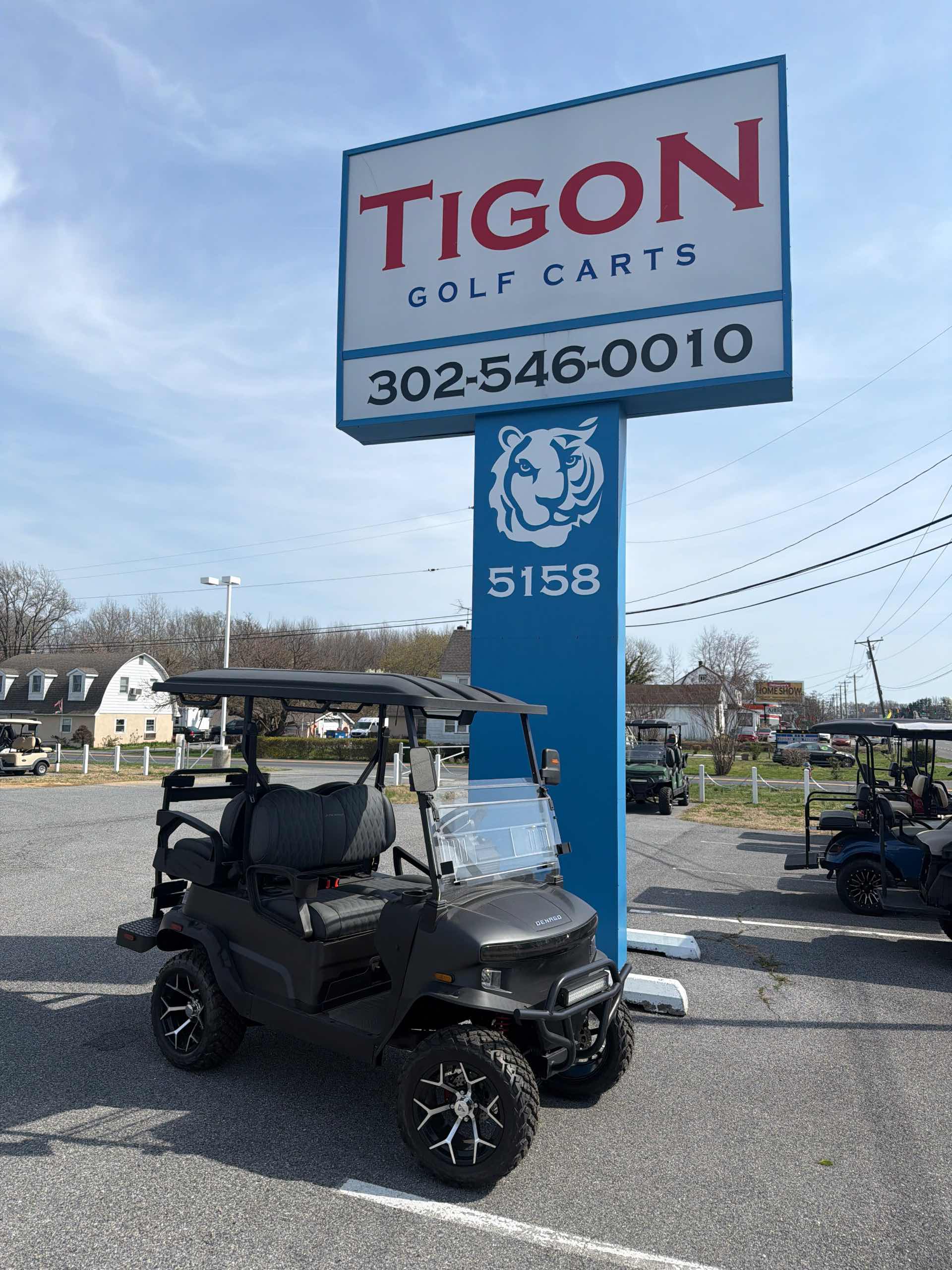 2026 Denago Nomad XL Golf Cart in Matte Black
