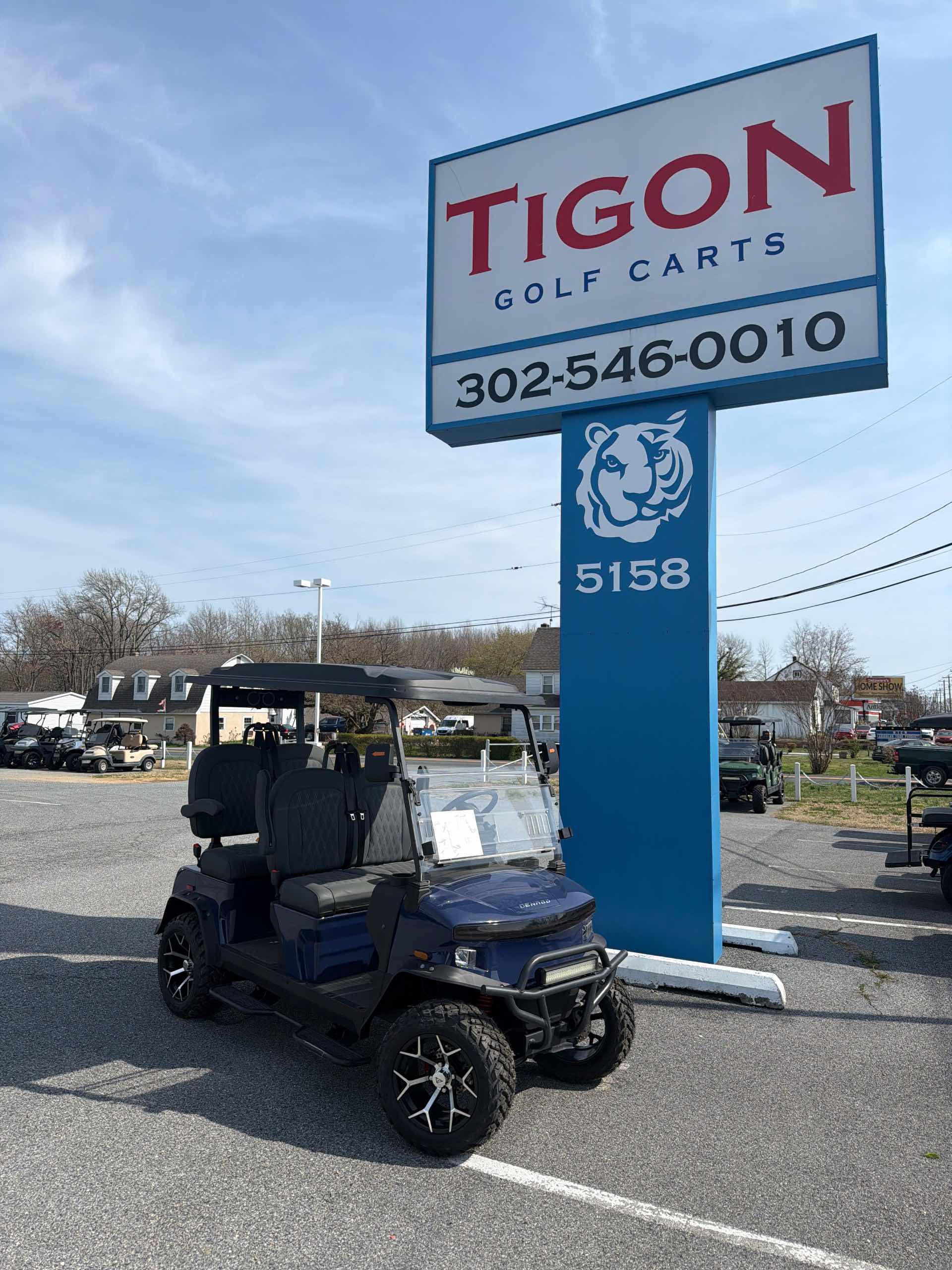 2026 Denago Rover XL Golf Cart in Blue