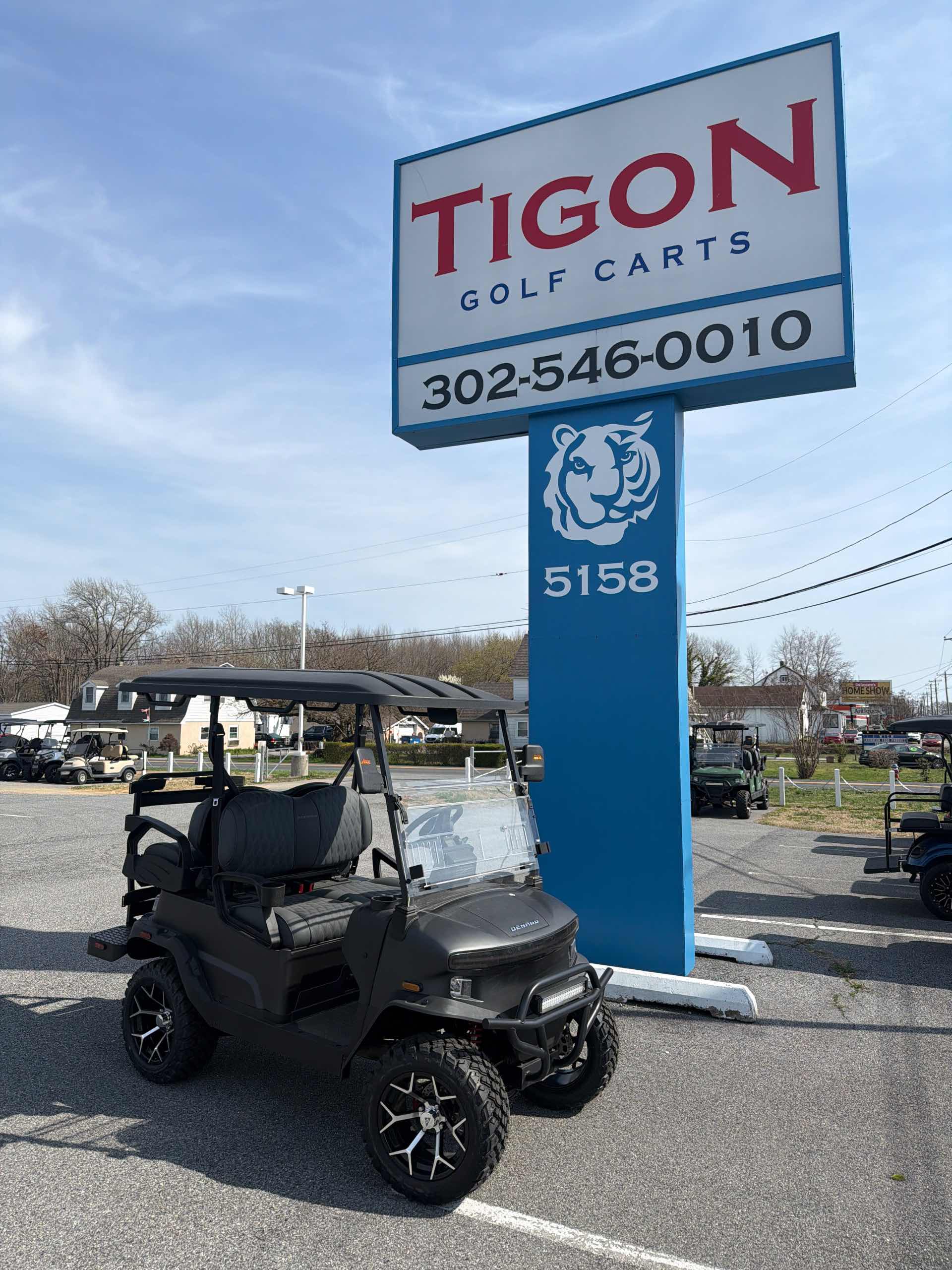 2026 Denago Nomad XL Golf Cart in Matte Black