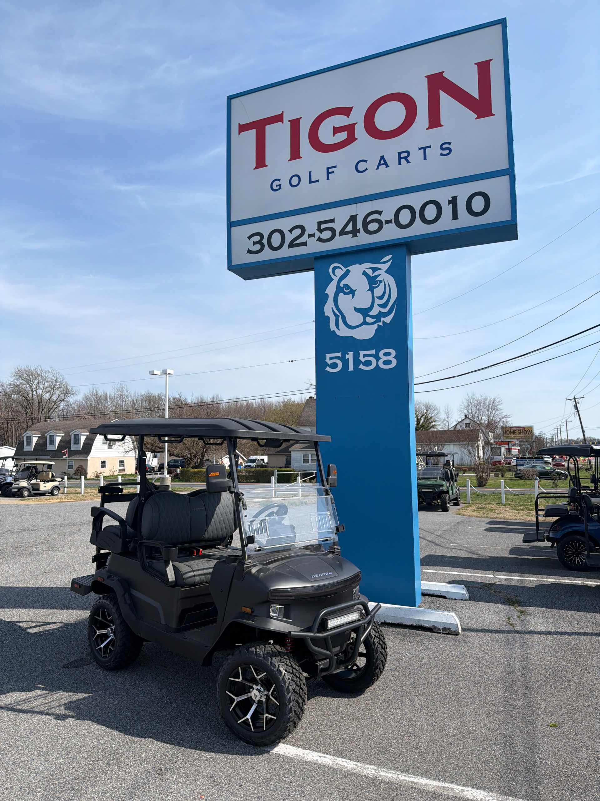 2026 Denago Nomad XL Golf Cart in Matte Black