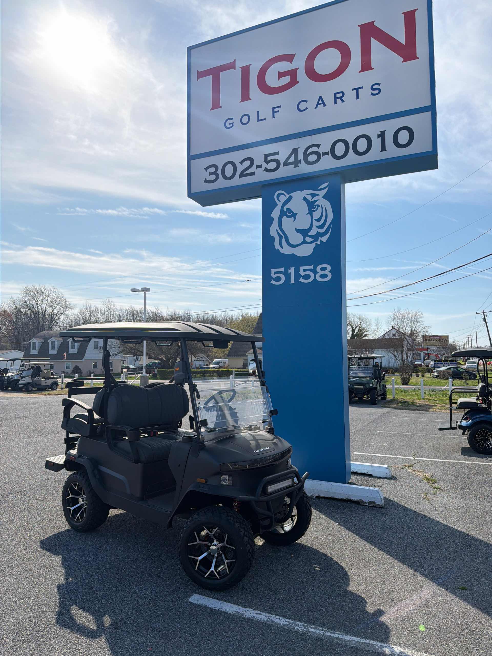2026 Denago Nomad XL Golf Cart in Matte Black