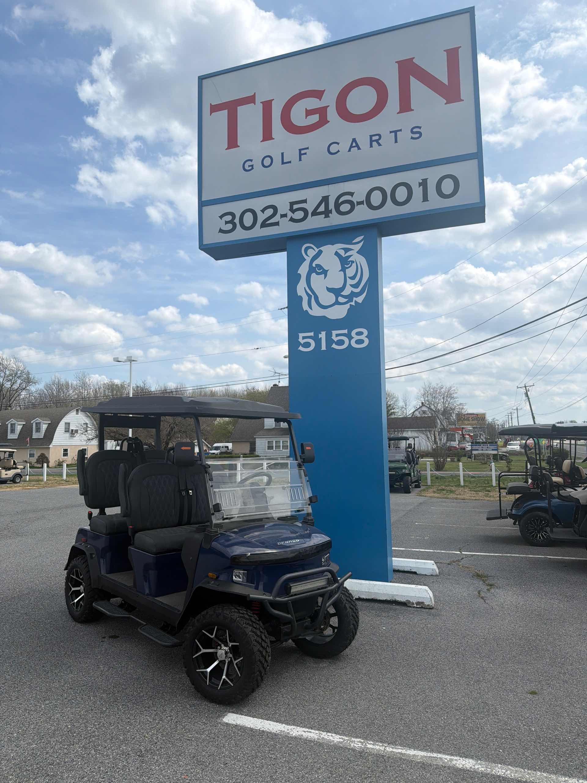 2026 Denago Rover XL Golf Cart in Blue