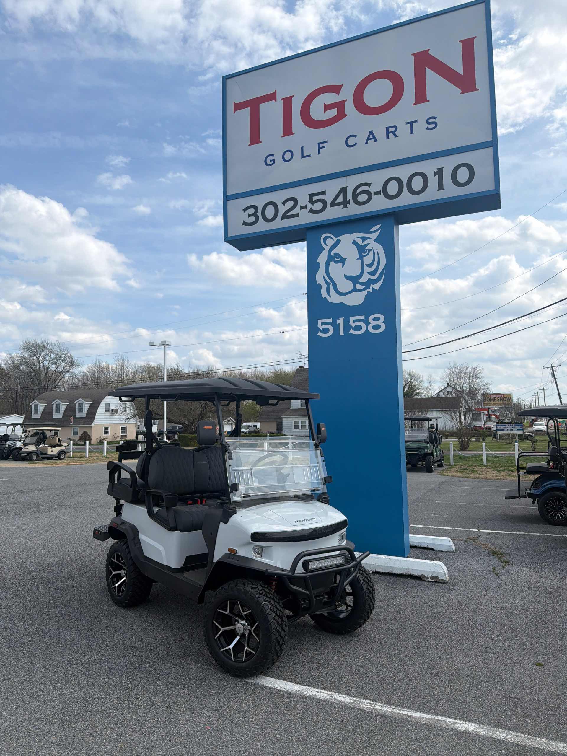 2026 Denago Nomad XL Golf Cart in White