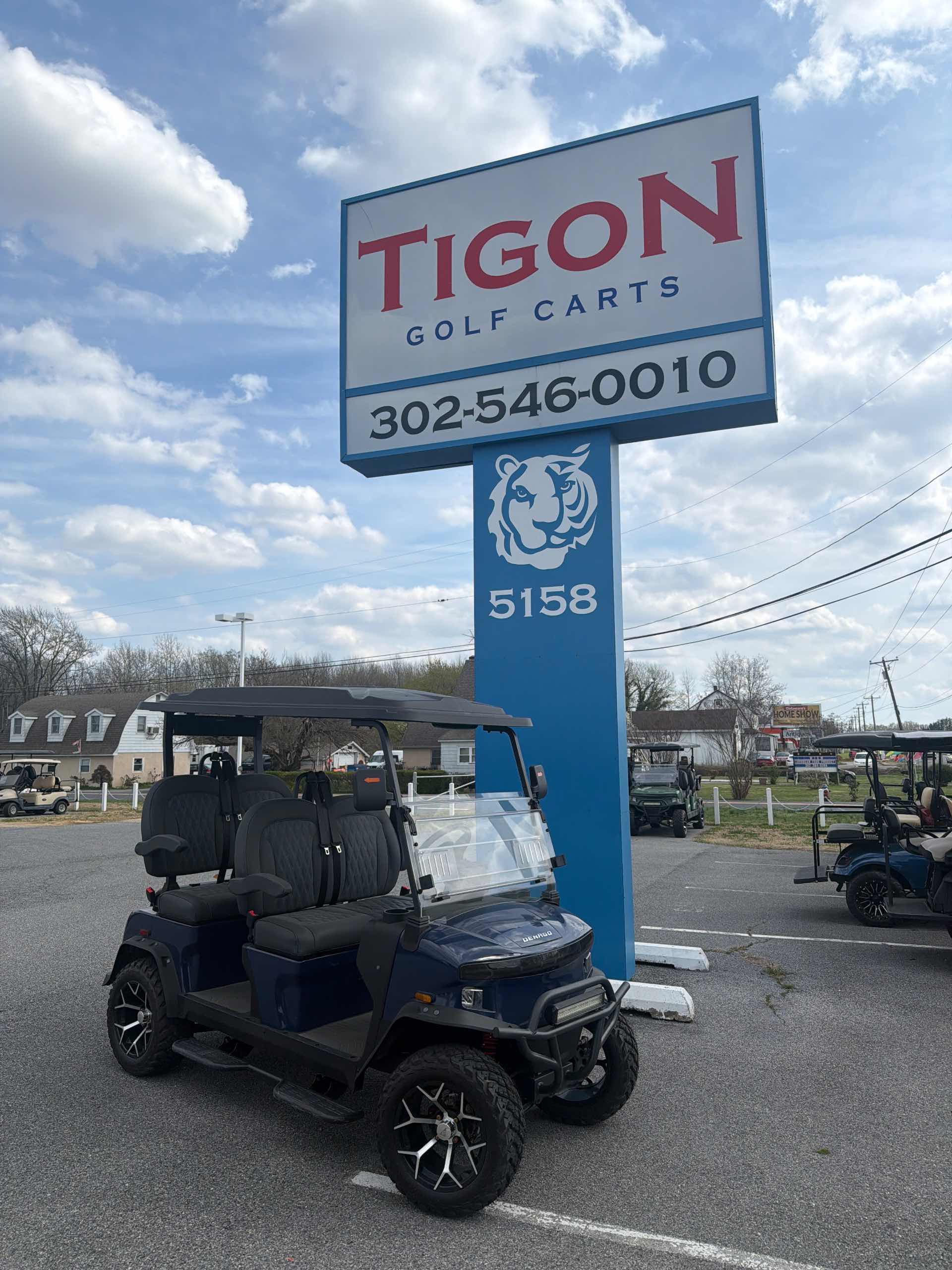2026 Denago Rover XL Golf Cart in Blue
