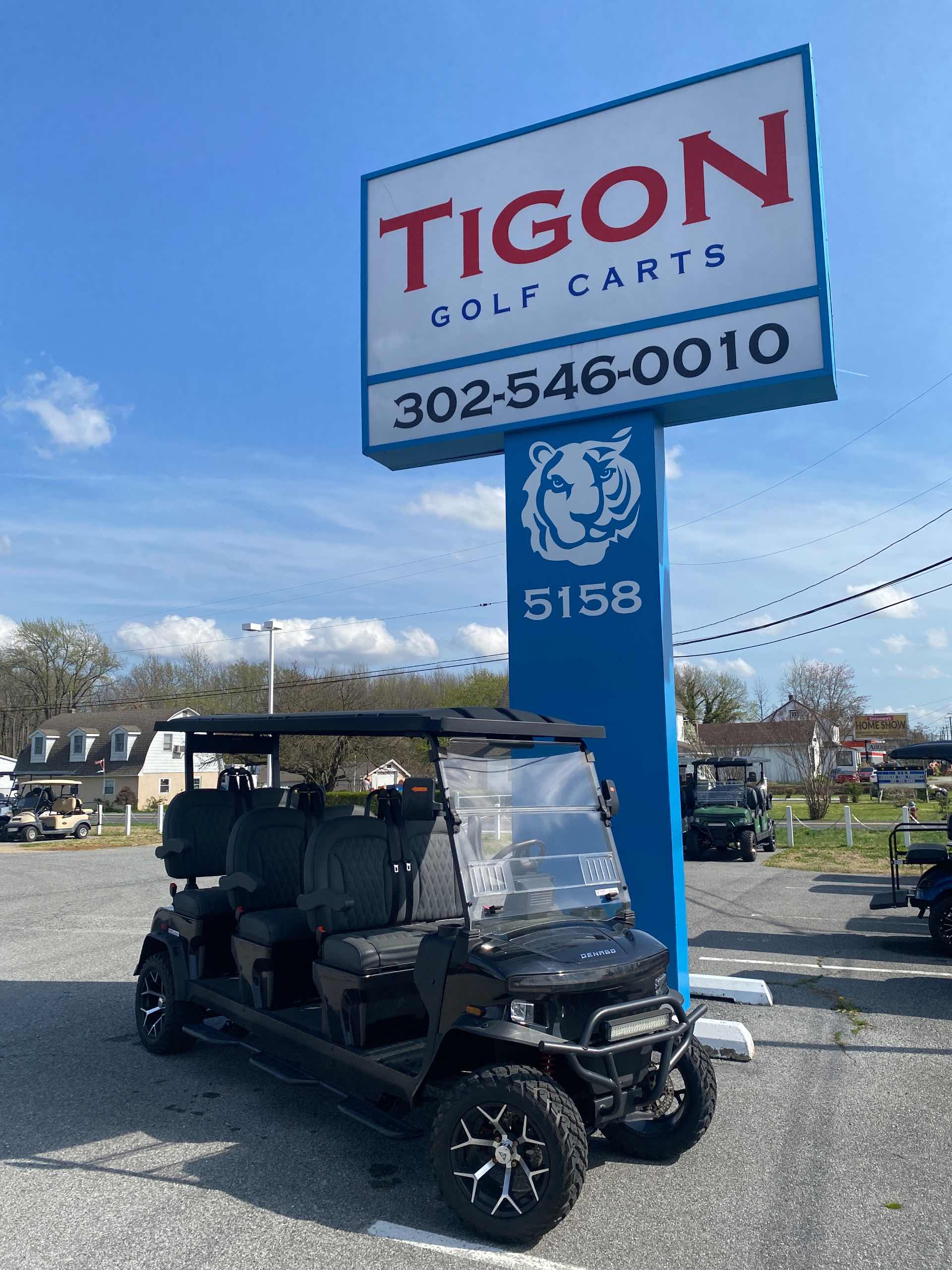 2026 Denago Rover XXL Golf Cart in Black