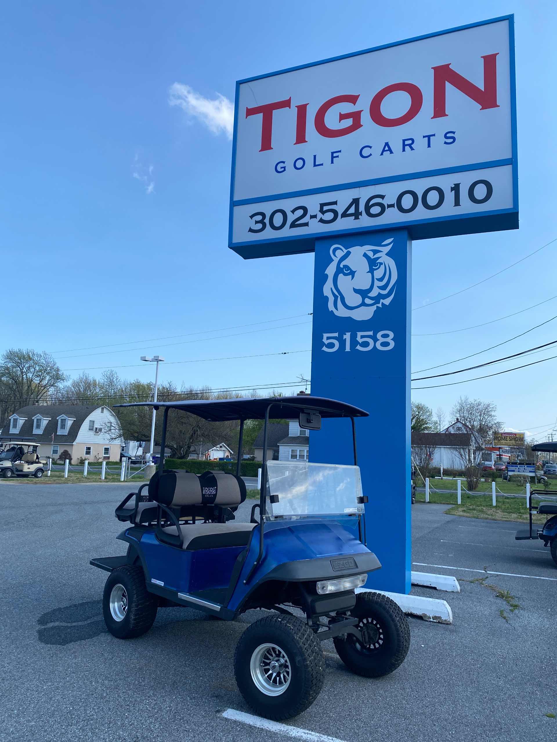 1995 EZGO Medalist Golf Cart in Blue