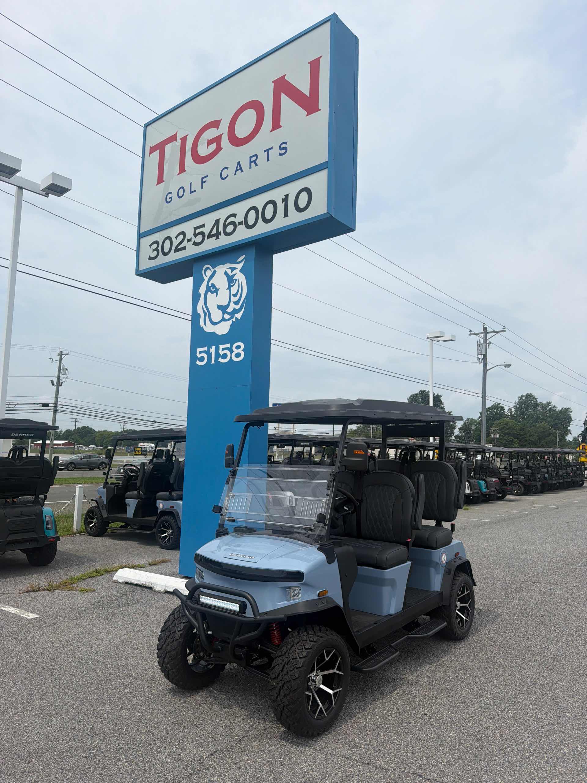 2026 Denago Rover XL Golf Cart in Glacier