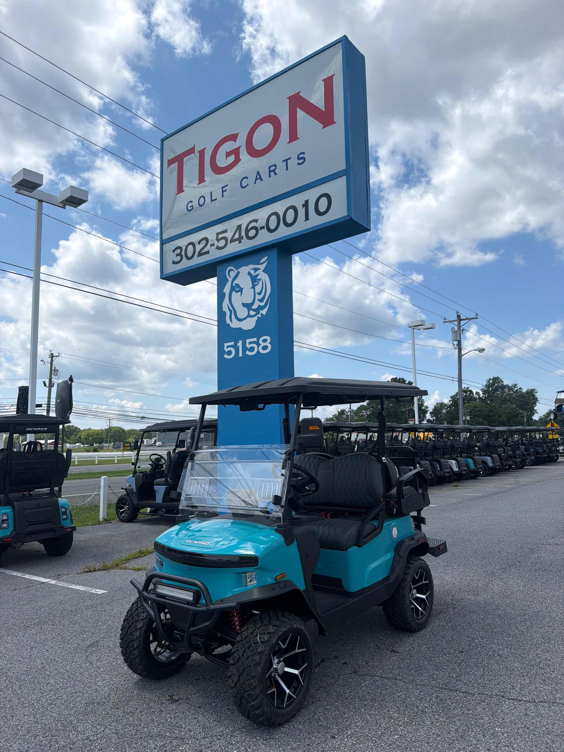 2026 Denago Nomad XL Golf Cart in Aqua