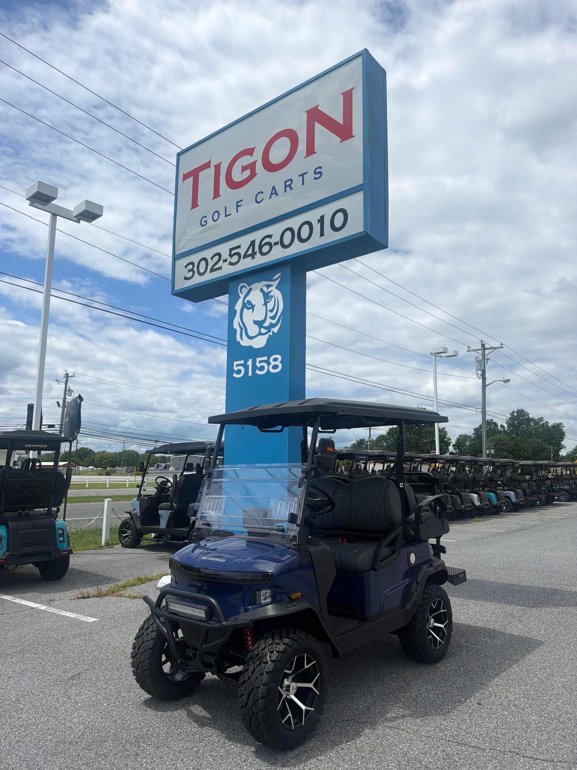 2026 Denago Nomad XL Golf Cart in Blue