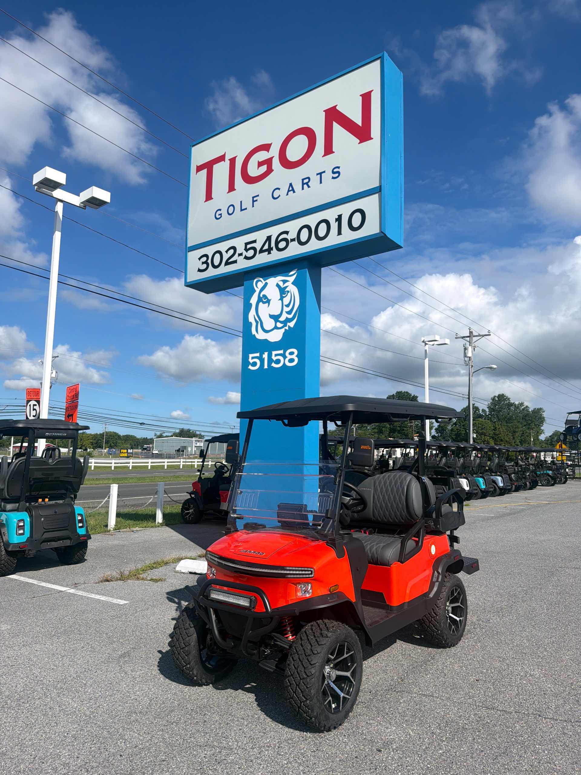 2026 Denago Nomad XL Golf Cart in Lava