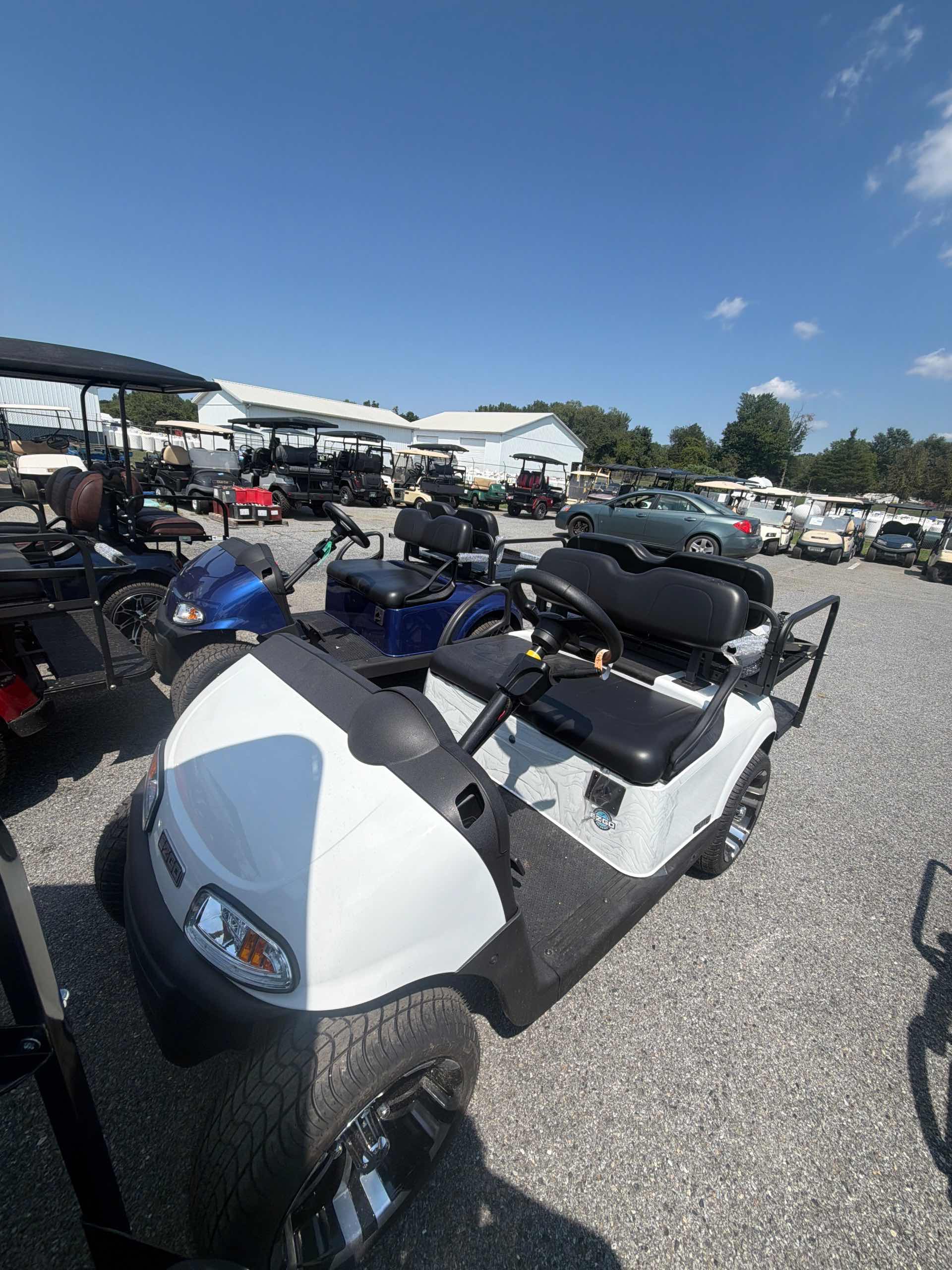 Used 2021 EZGO RXV Golf Cart in White for sale at TIGON Dover, DE